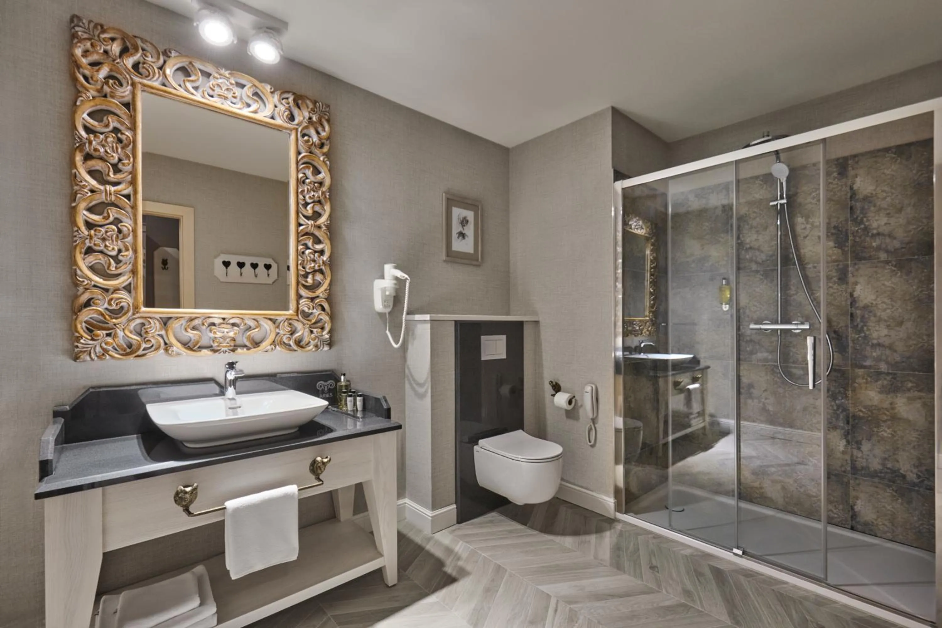Shower in Aries Hotel & SPA Szczyrk