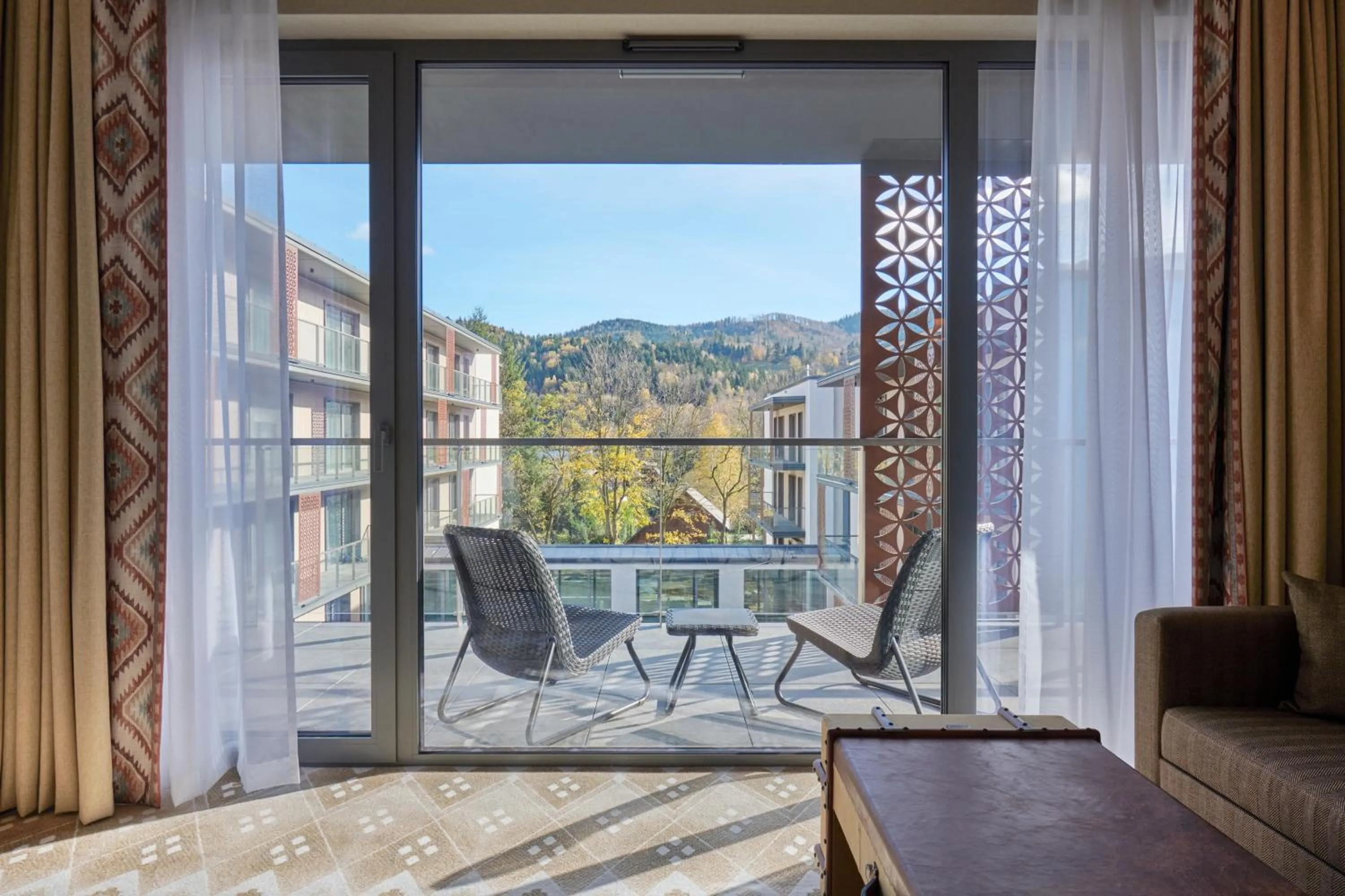Balcony/Terrace in Aries Hotel & SPA Szczyrk