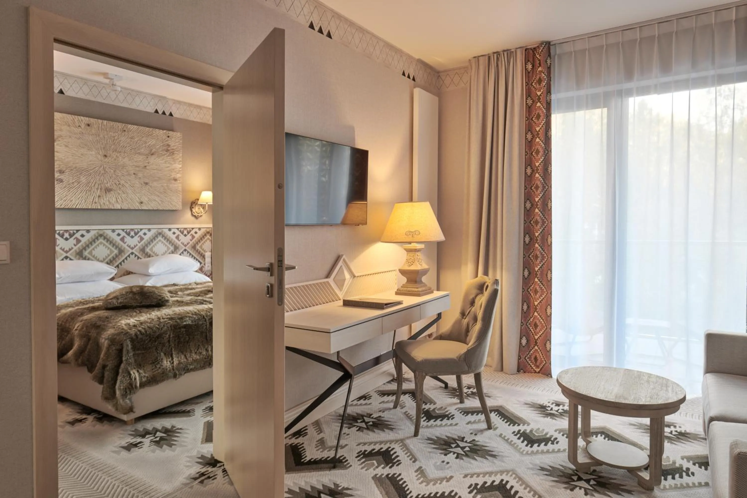 Photo of the whole room, Bed in Aries Hotel & SPA Szczyrk
