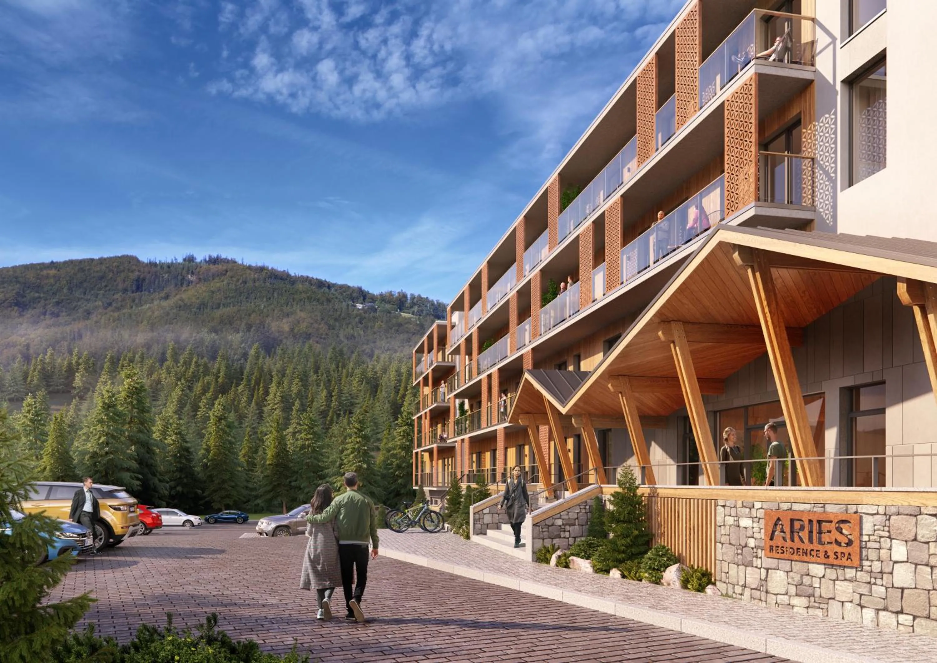 Property building in Aries Hotel & SPA Szczyrk