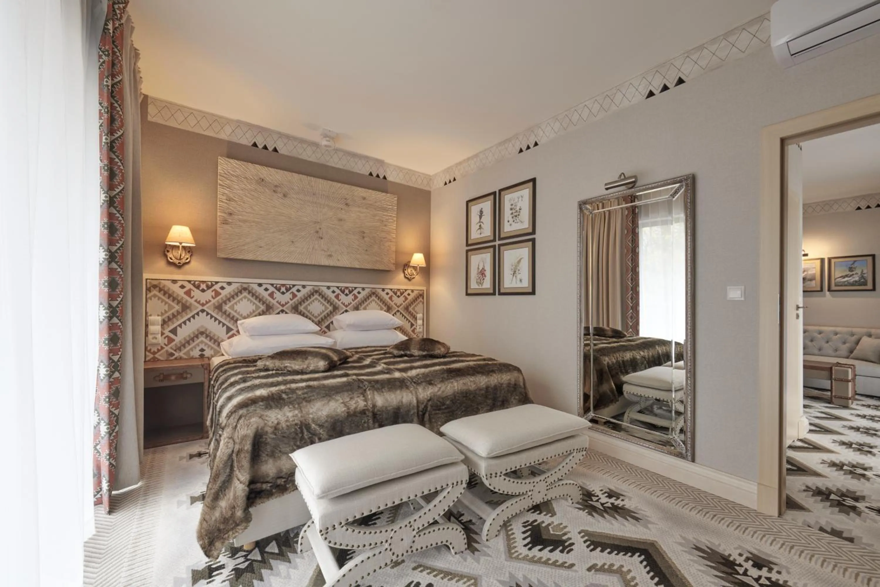 Bedroom, Bed in Aries Hotel & SPA Szczyrk