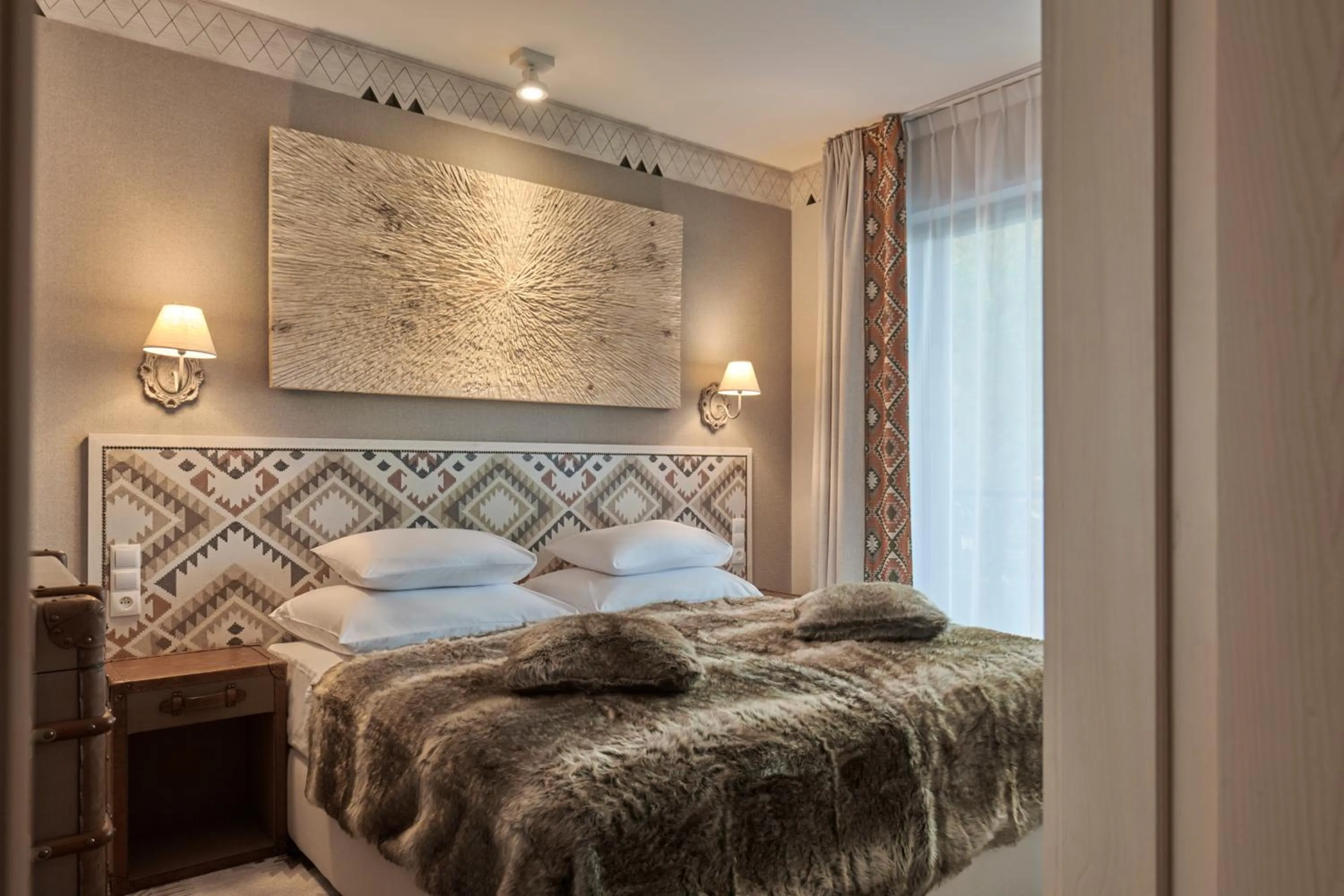 Bedroom, Bed in Aries Hotel & SPA Szczyrk