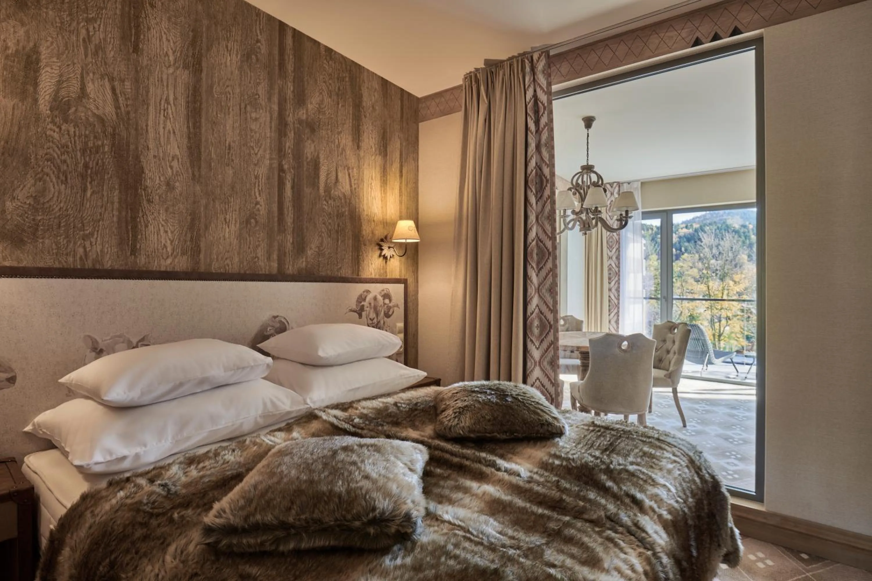 Bed in Aries Hotel & SPA Szczyrk