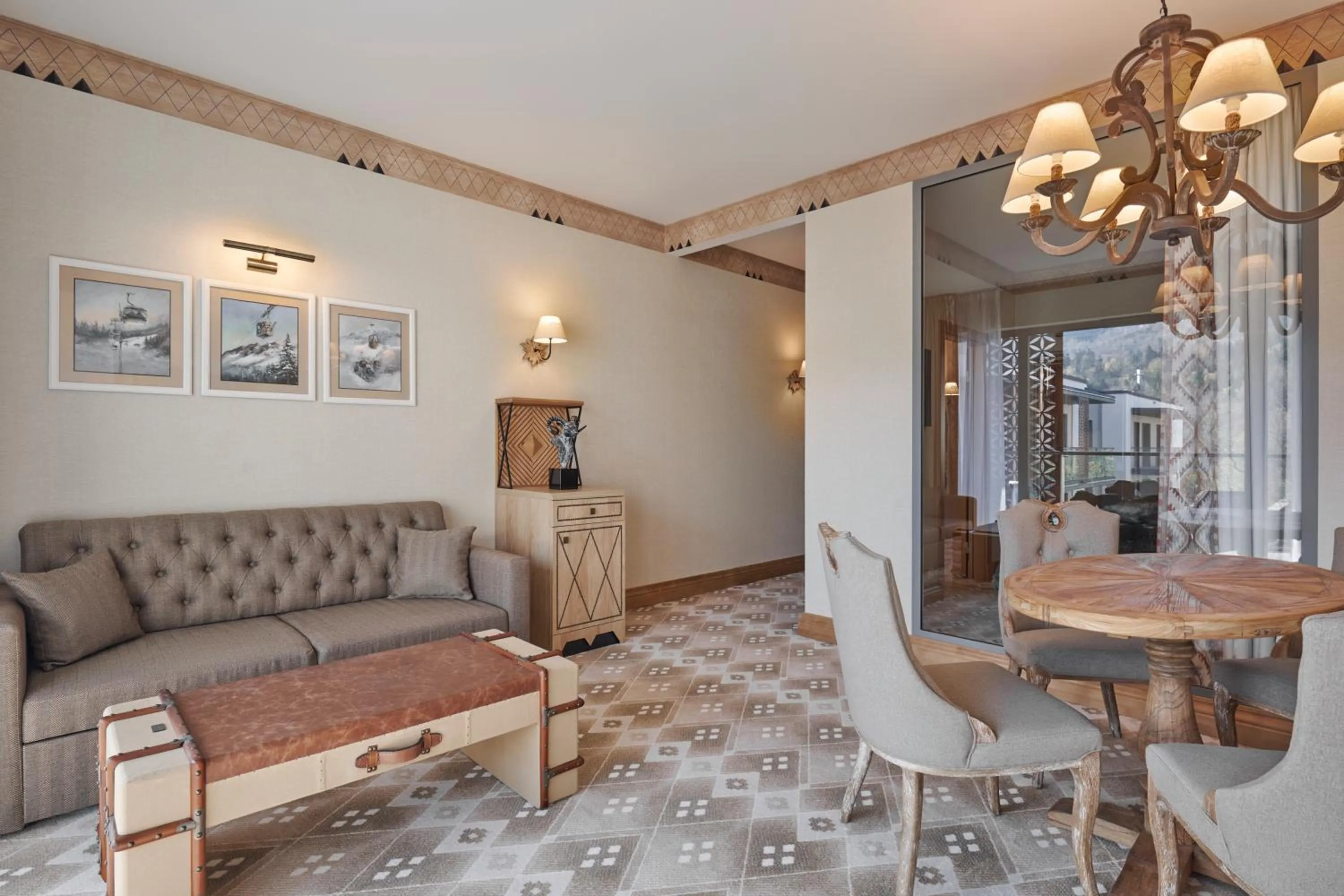 Living room in Aries Hotel & SPA Szczyrk