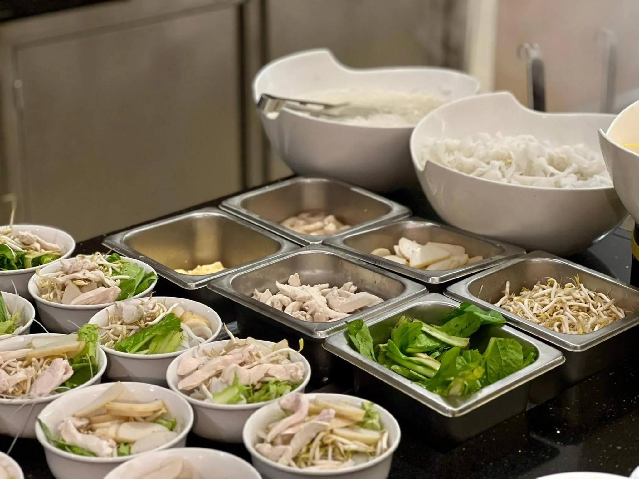 Buffet breakfast in Imperial Hotel Kuching