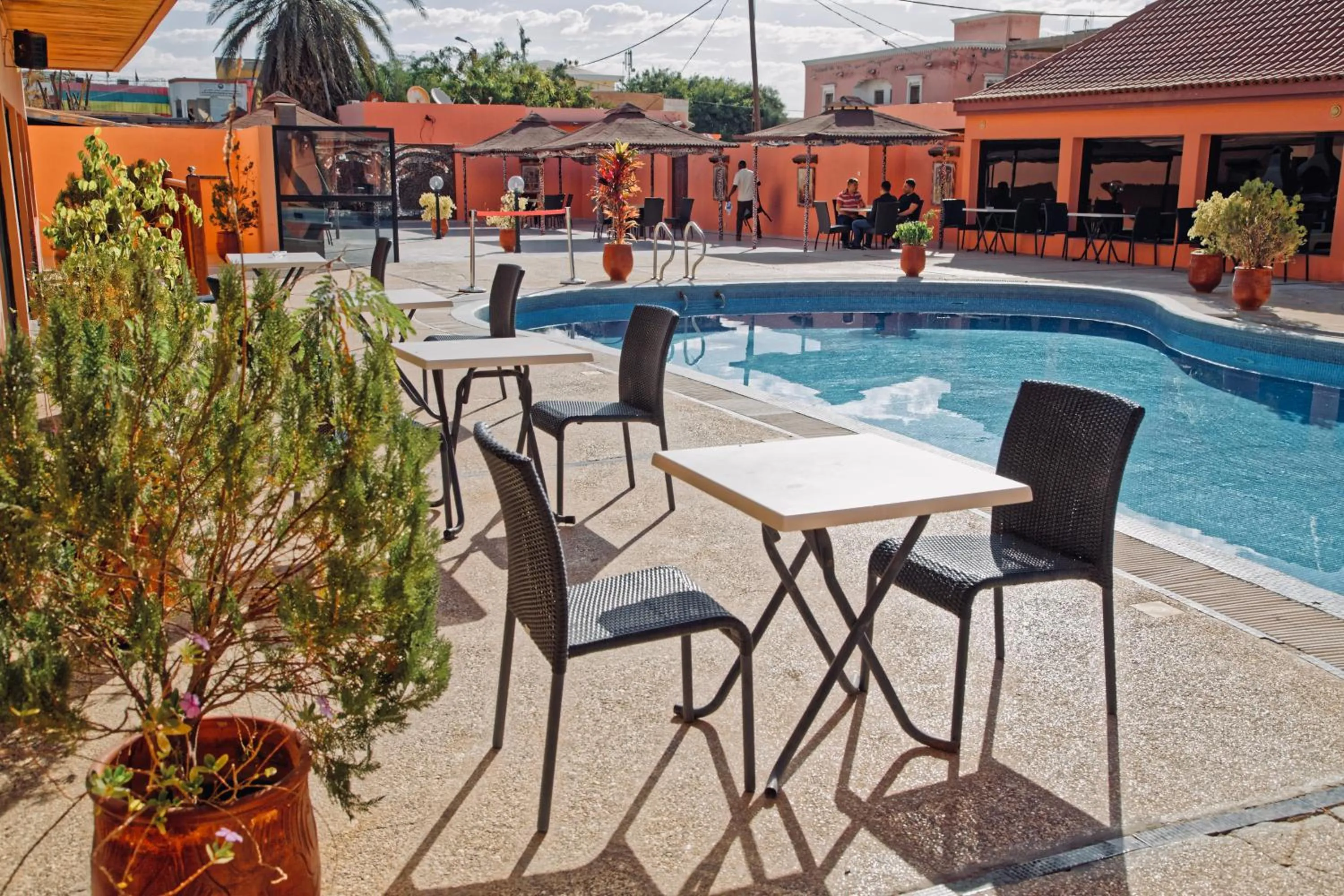 Pool view in Hôtel IMAN