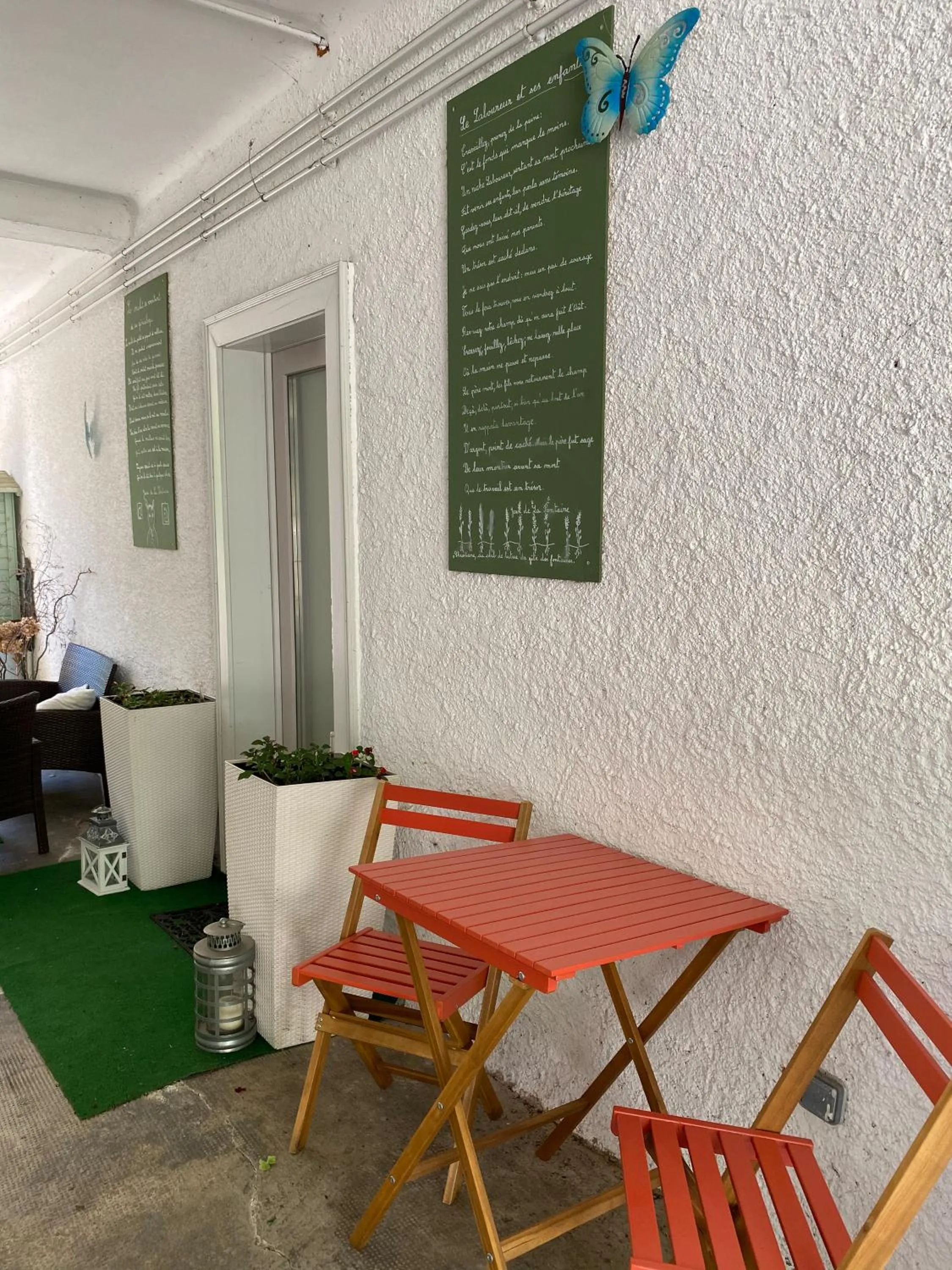 Patio in La Maison des Fontaines d'Alsace