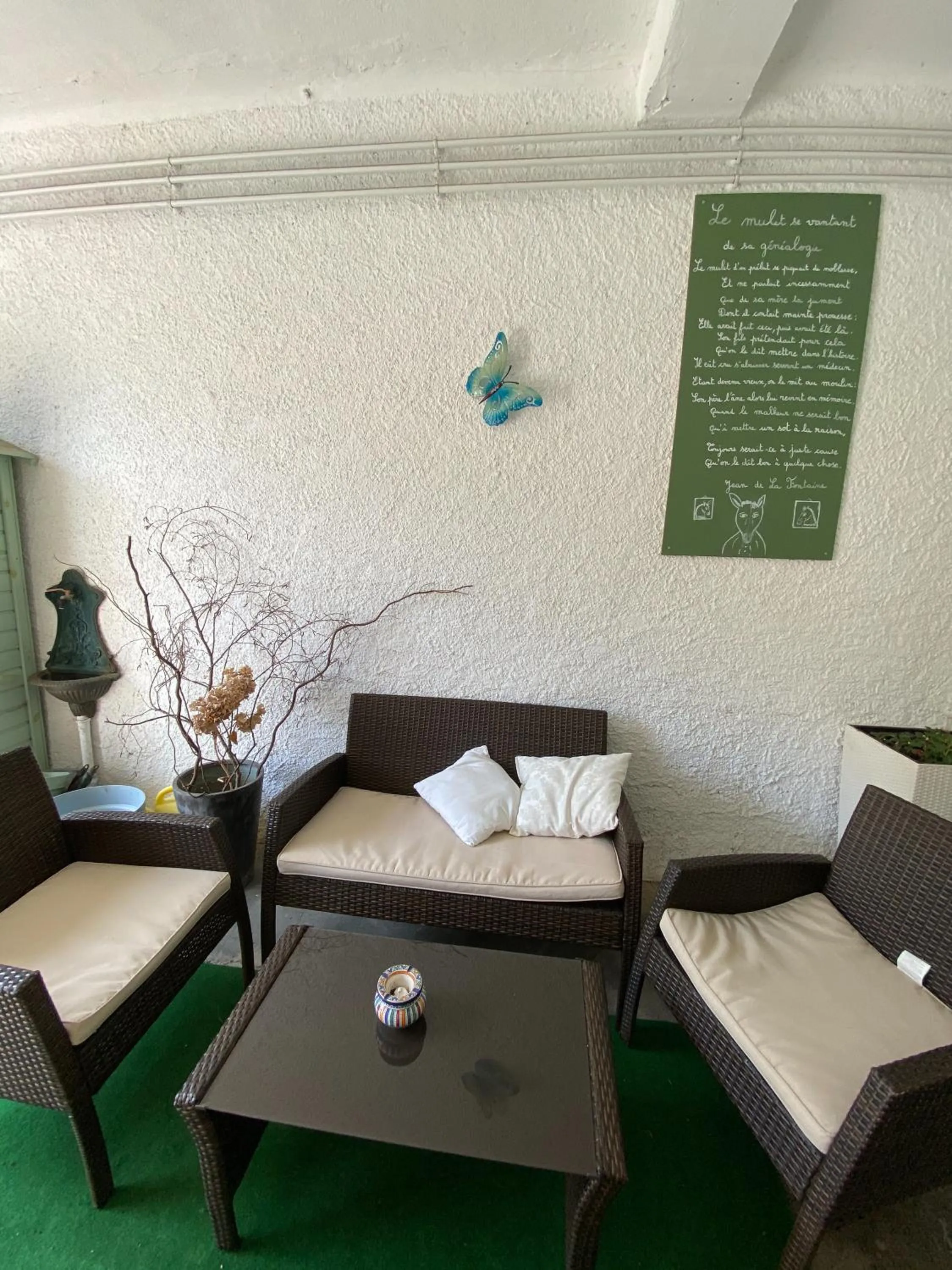 Patio in La Maison des Fontaines d'Alsace