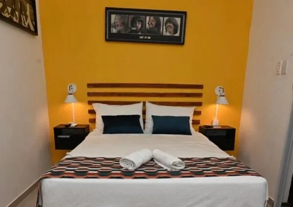 Bed in Pousada Villa Egregora