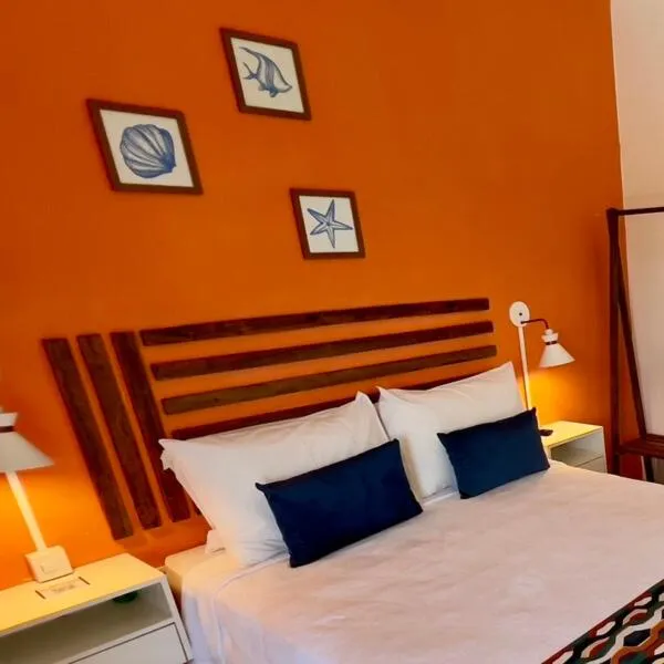 Bed in Pousada Villa Egregora