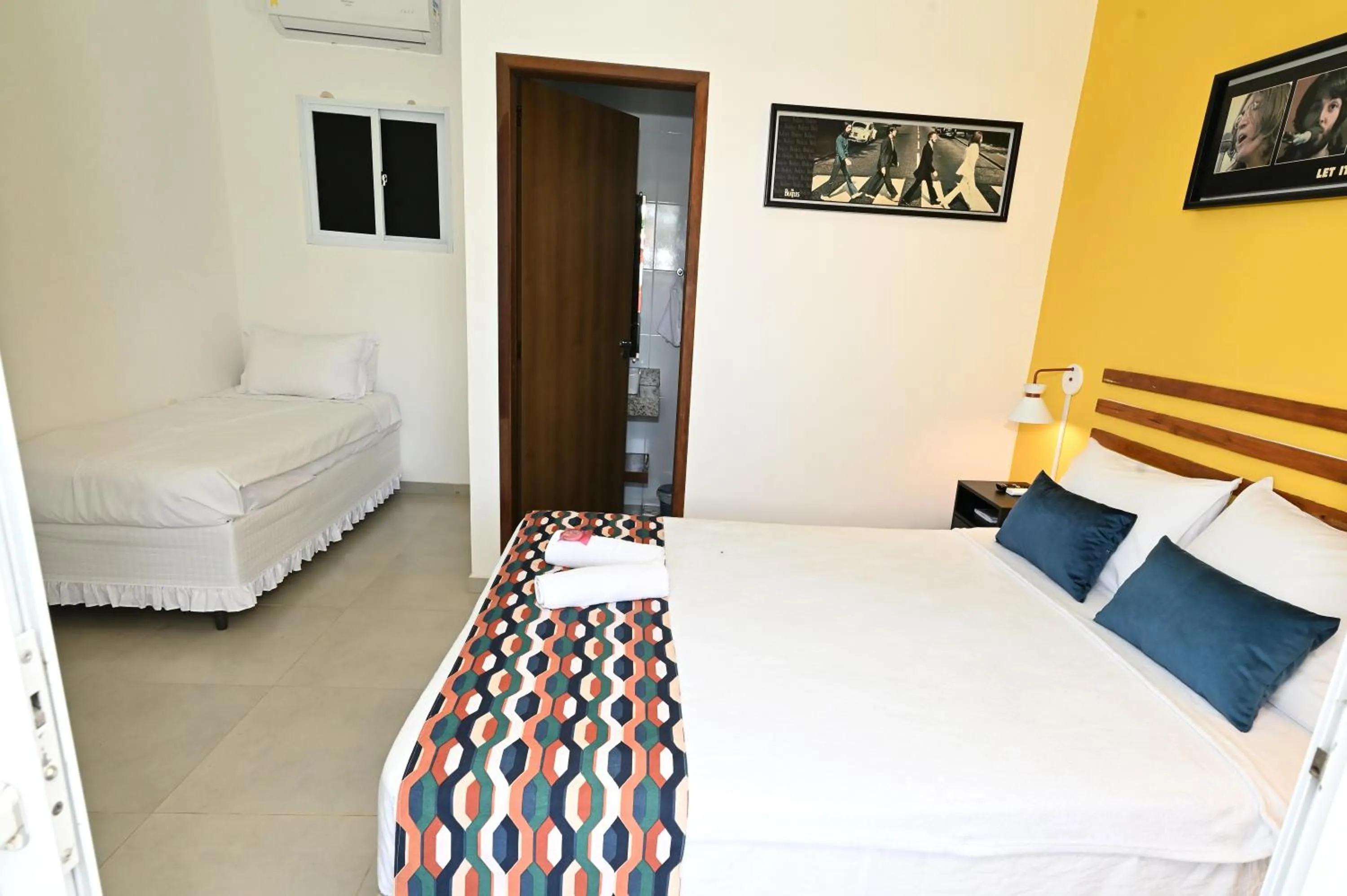 Bed in Pousada Villa Egregora