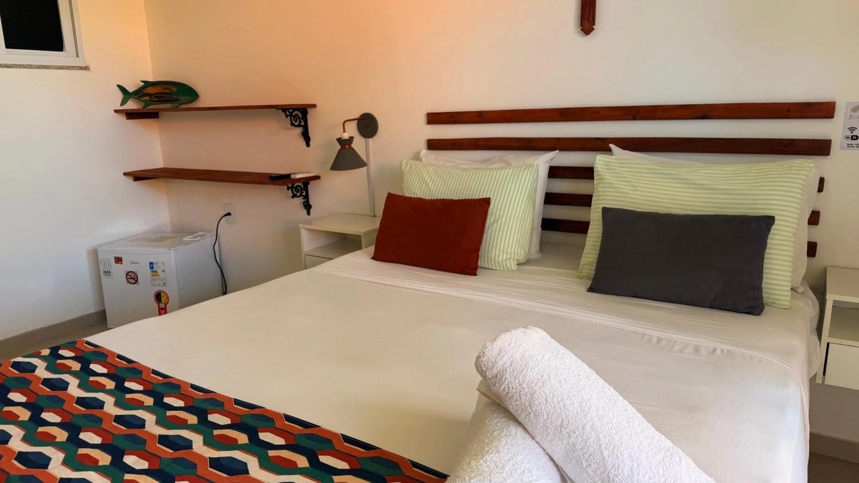 Bed in Pousada Villa Egregora