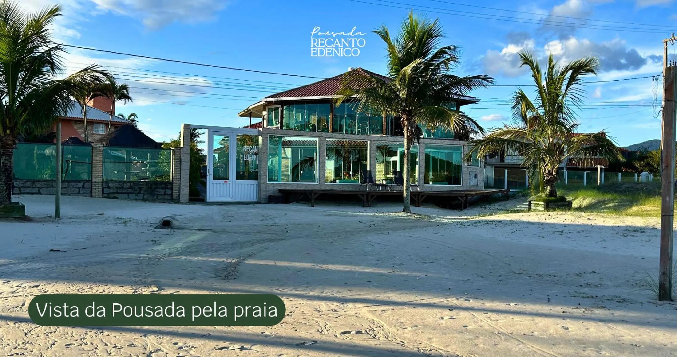View (from property/room) in Pousada Recanto Edênico - à beira mar da Praia Ponta do Papagaio, Palhoça SC