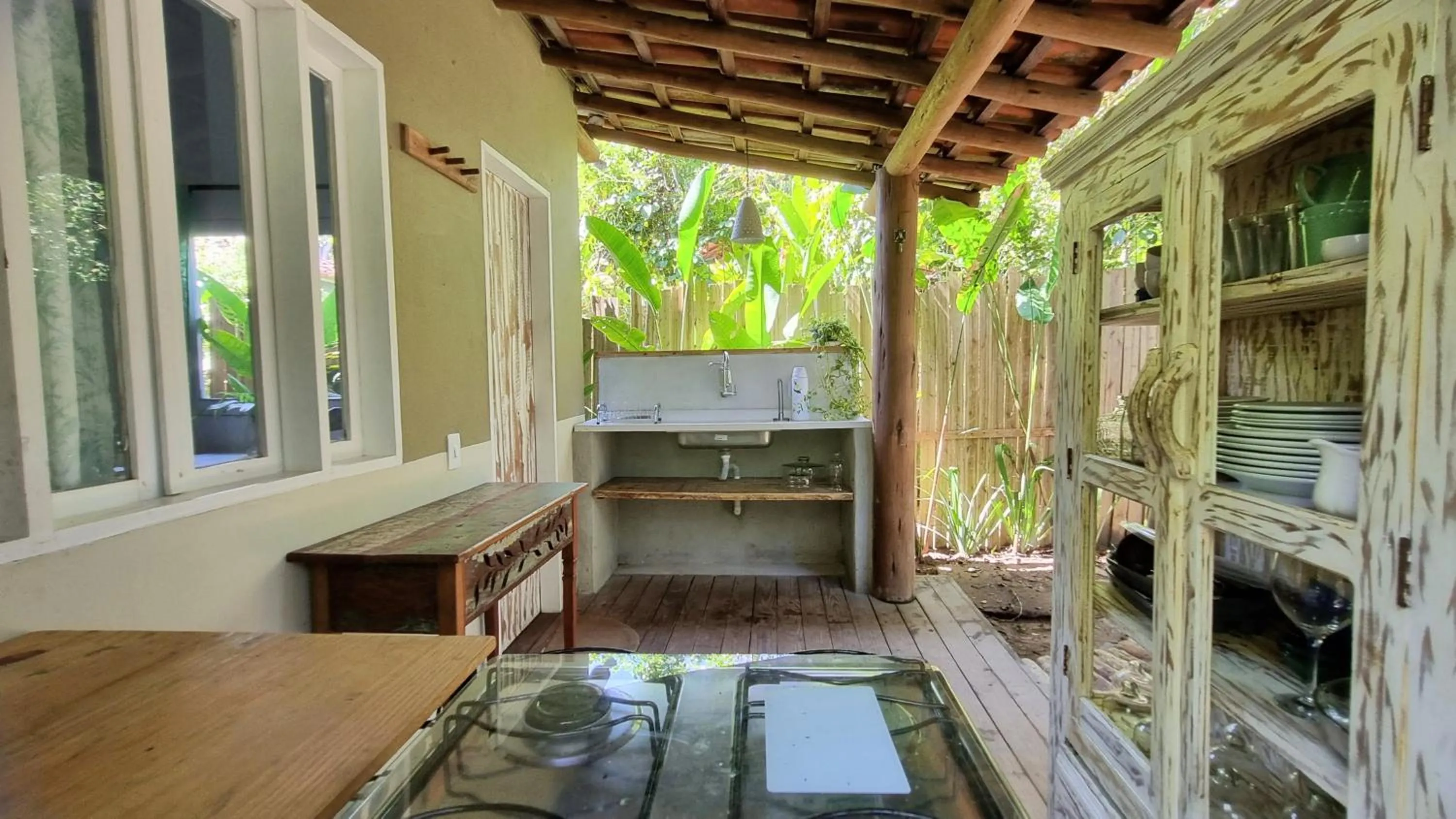Kitchen or kitchenette in Vila Pitanga Trancoso
