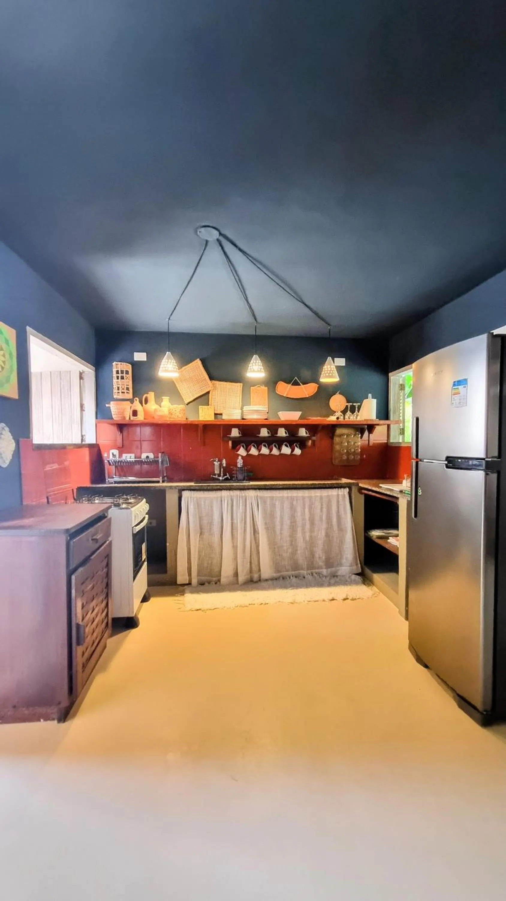 Kitchen or kitchenette in Vila Pitanga Trancoso