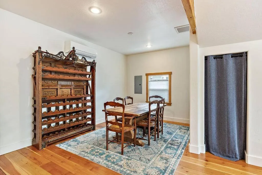 Dining area in The Mountain House by WanderLodges