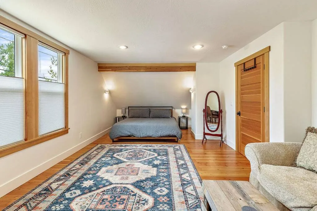 Bedroom, Bed in The Mountain House by WanderLodges