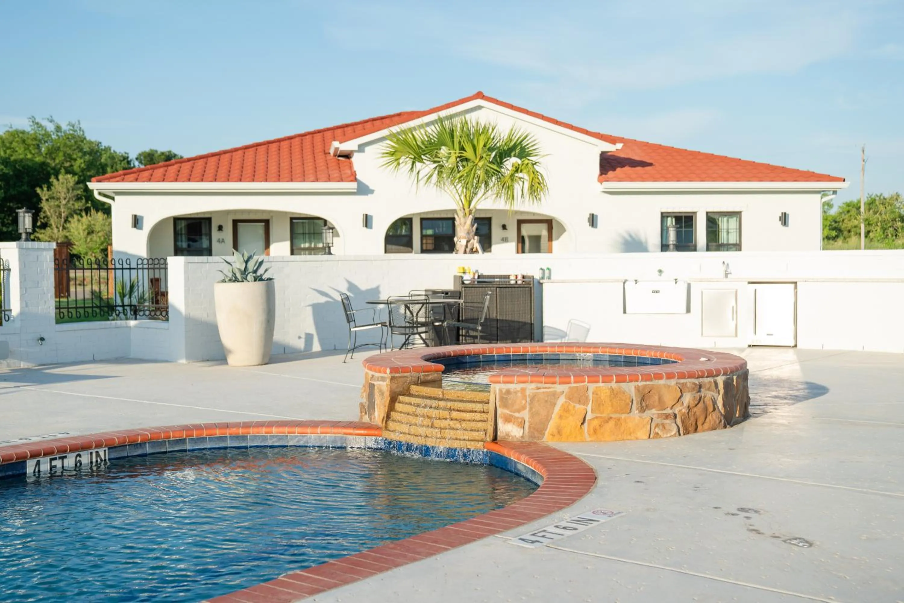 Hot Tub in La Palmilla Texas
