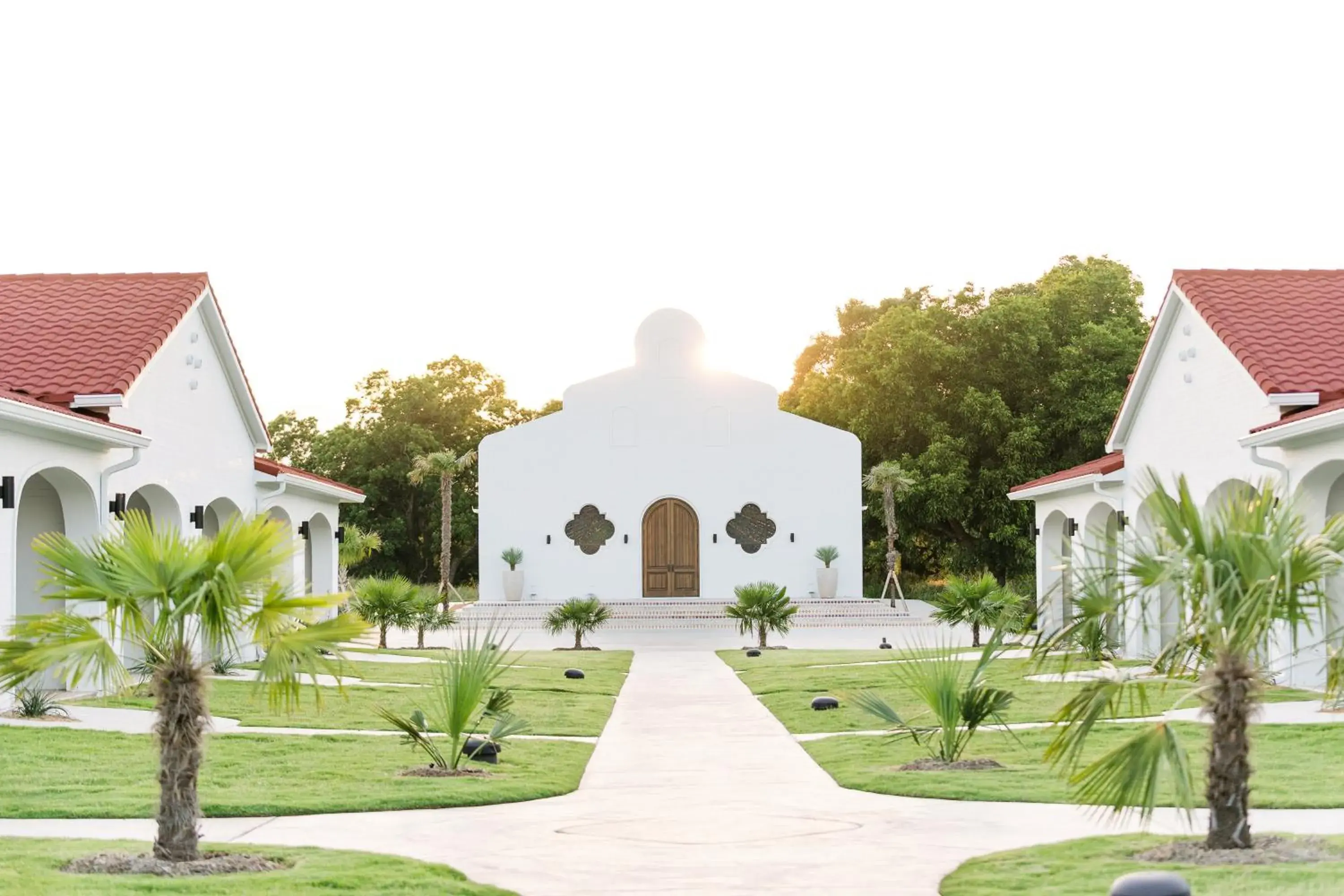 Inner courtyard view in La Palmilla Texas Inner courtyard view in La Palmilla Texas
