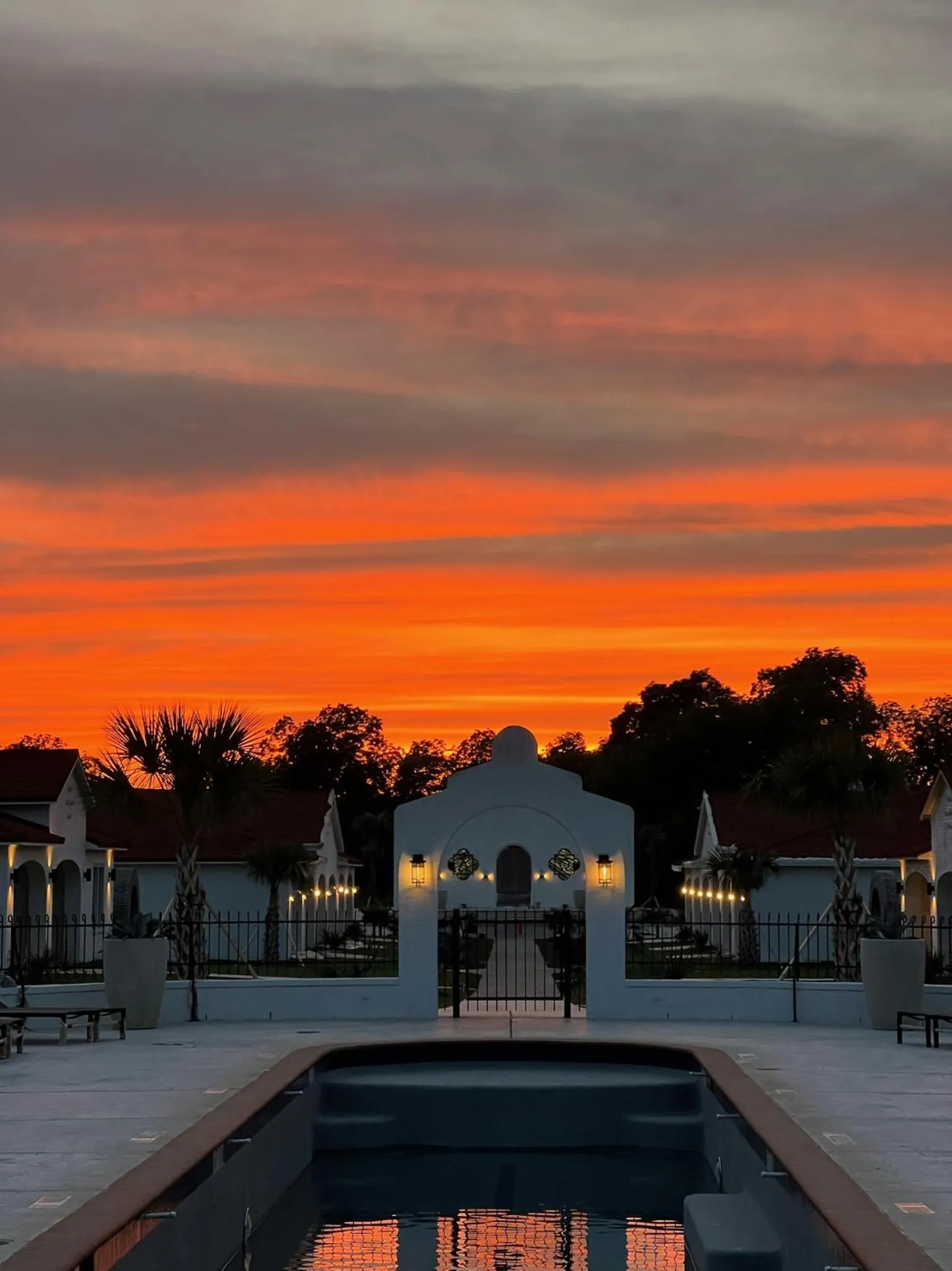 Swimming pool in La Palmilla Texas