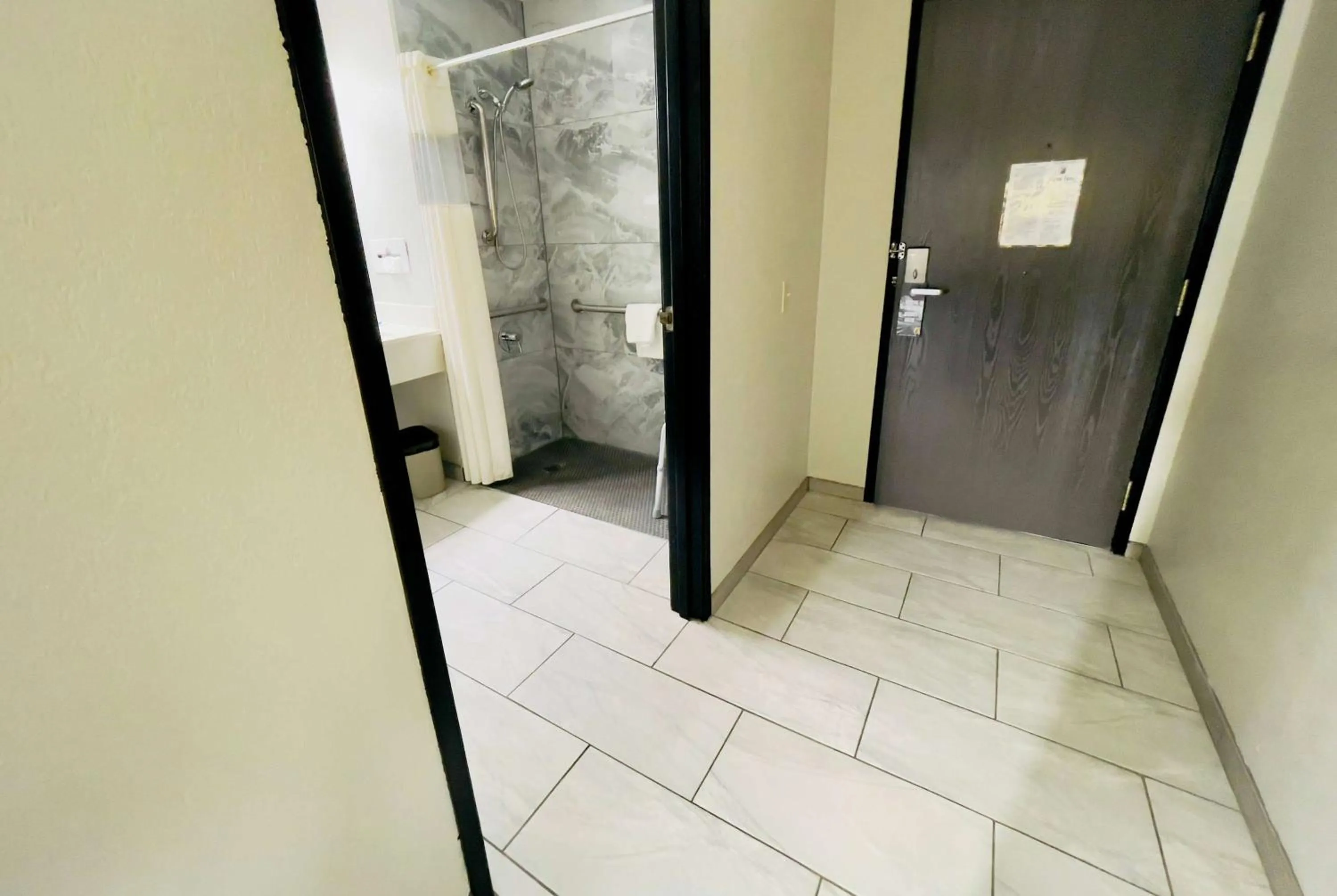 Shower in Super 8 by Wyndham Shakopee