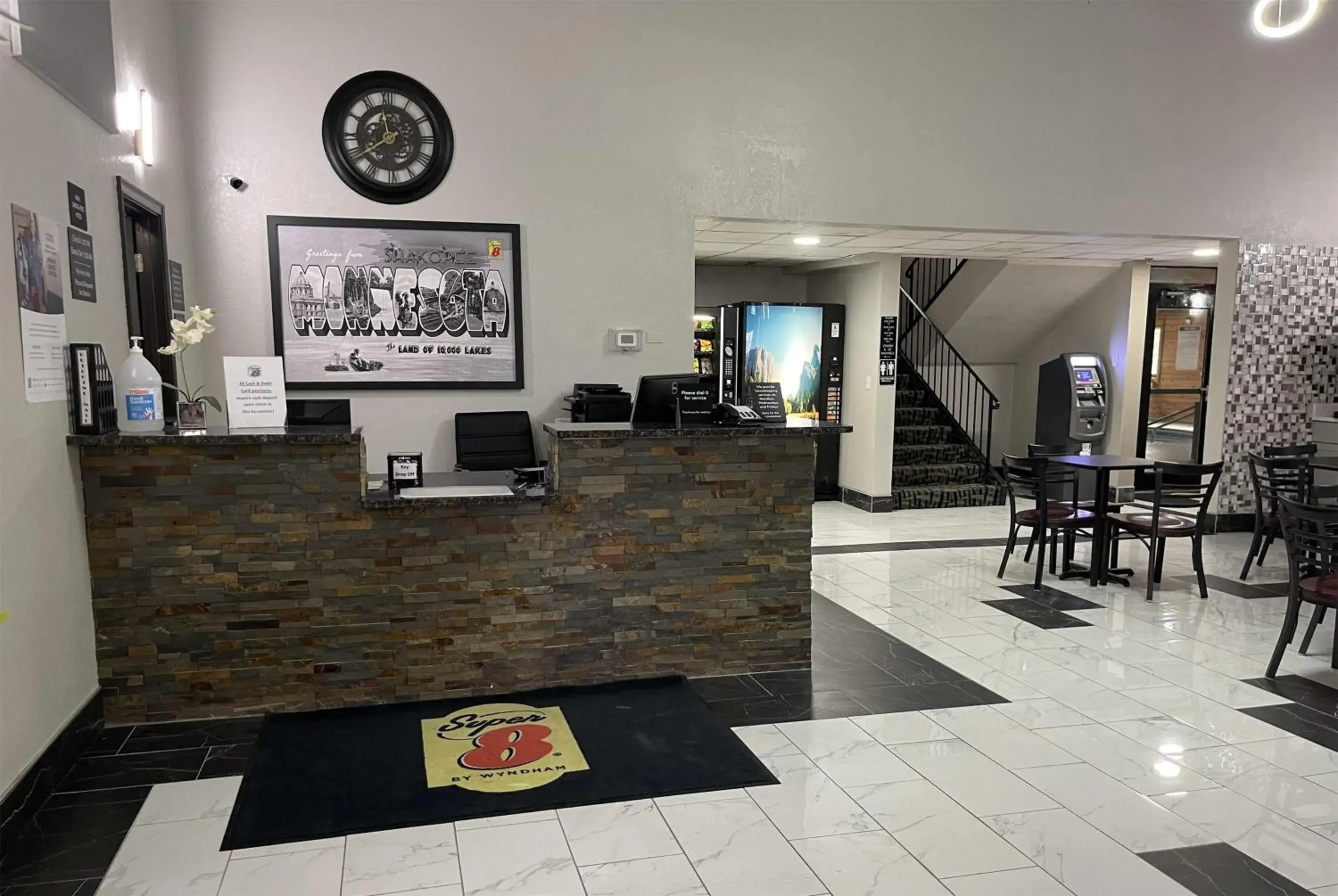 Lobby or reception in Super 8 by Wyndham Shakopee Lobby or reception in Super 8 by Wyndham Shakopee