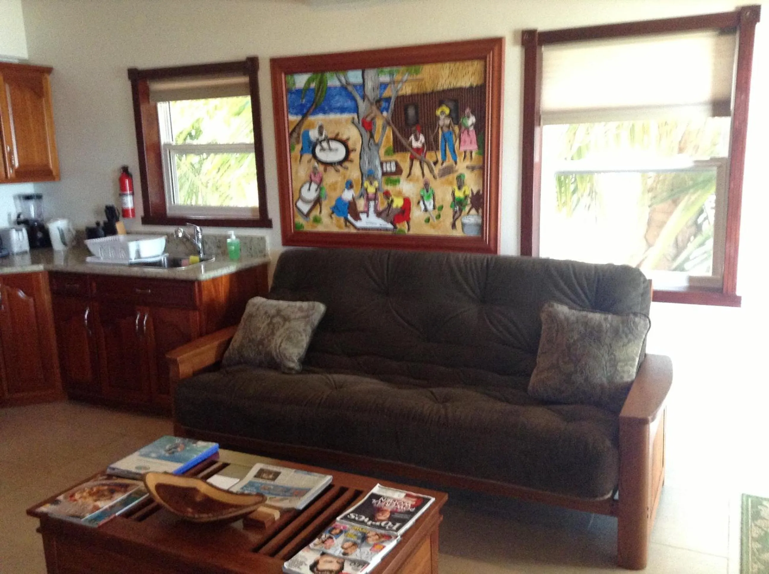 Living room in Belizean Nirvana