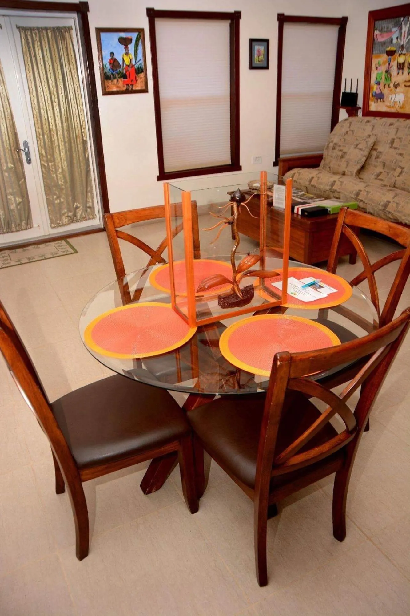 Dining area in Belizean Nirvana