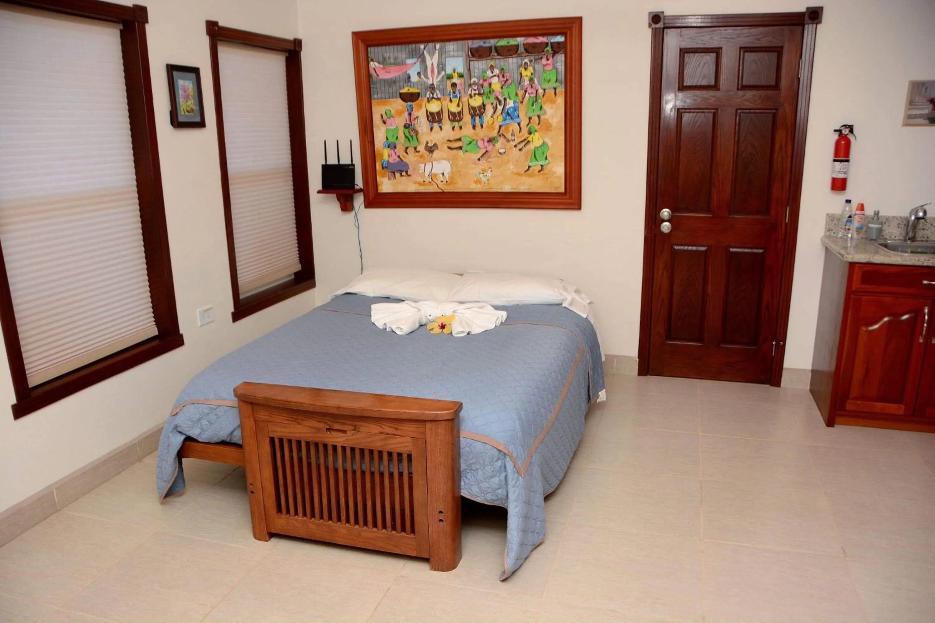 Bed in Belizean Nirvana