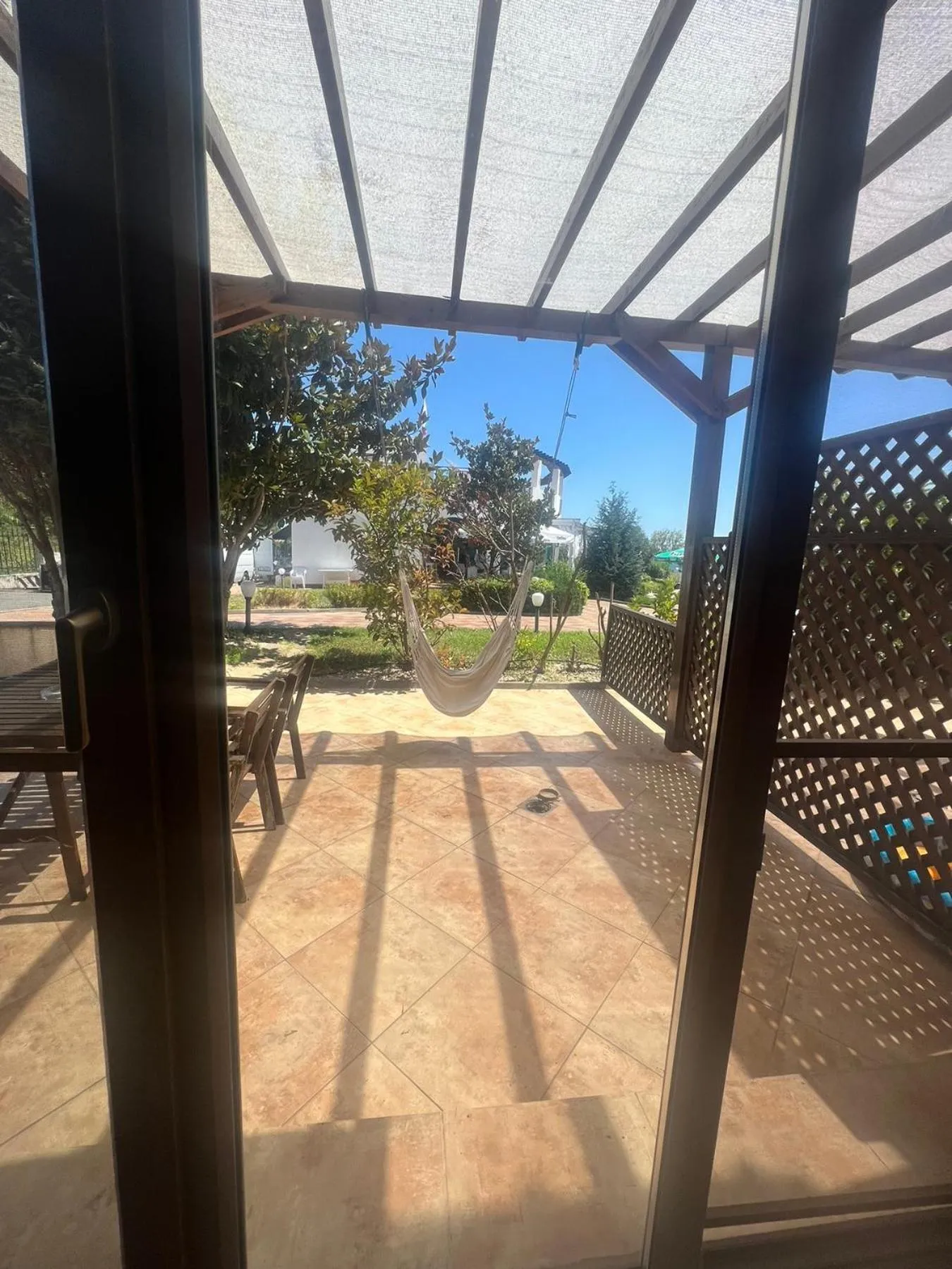 Patio in Hotel Paradise Garden