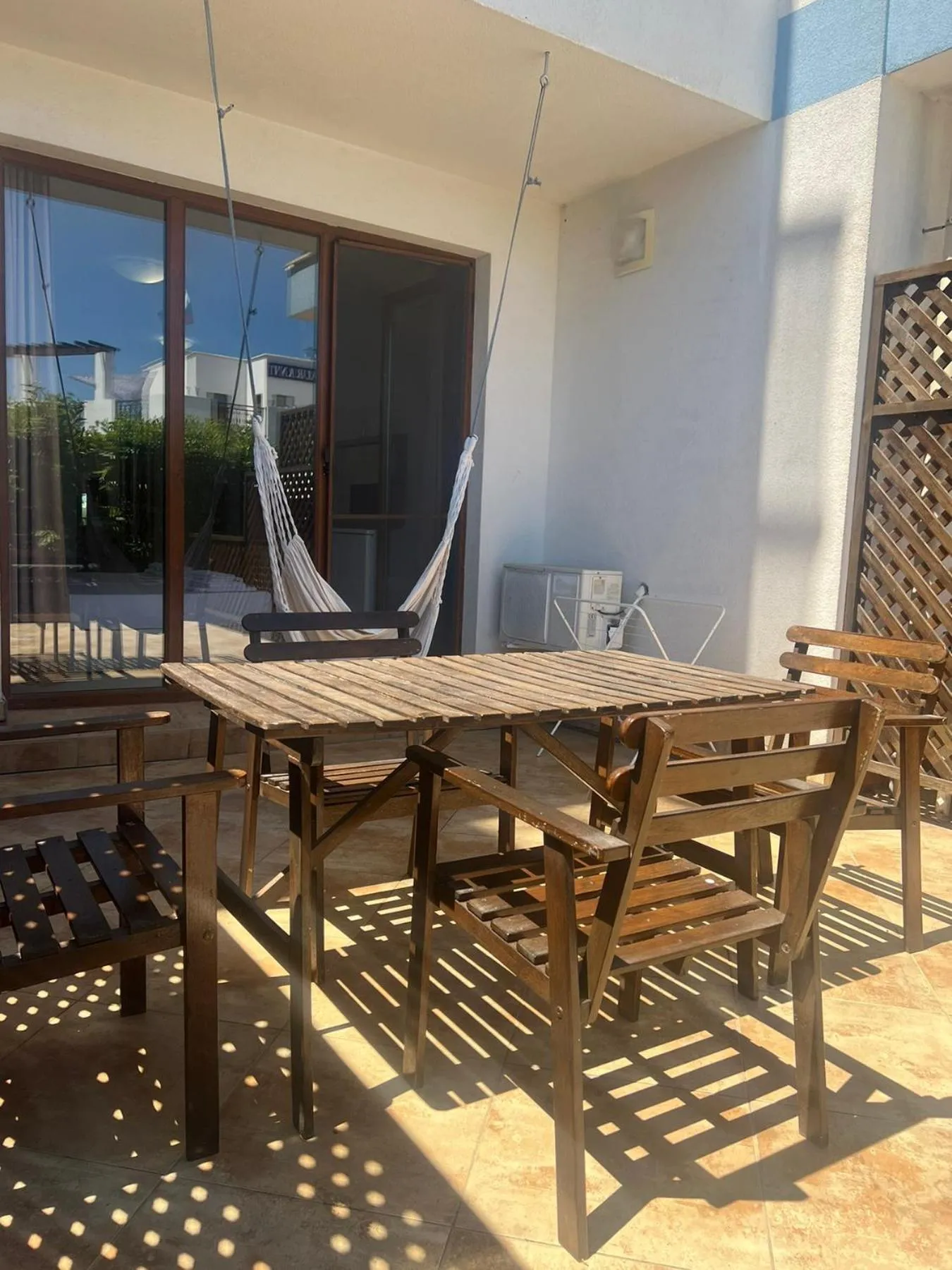 Patio in Hotel Paradise Garden