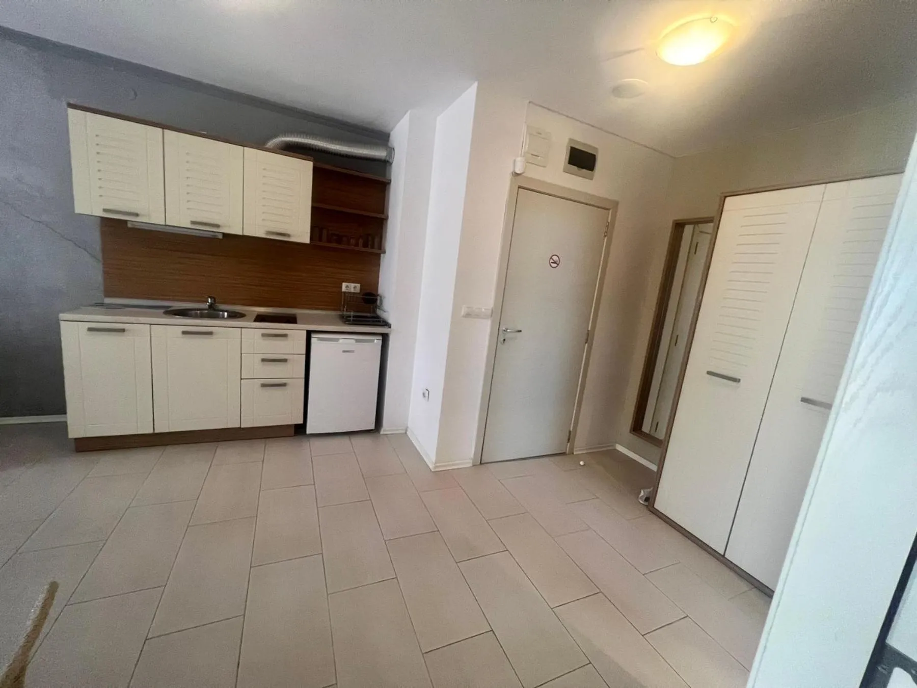 Kitchen or kitchenette in Hotel Paradise Garden