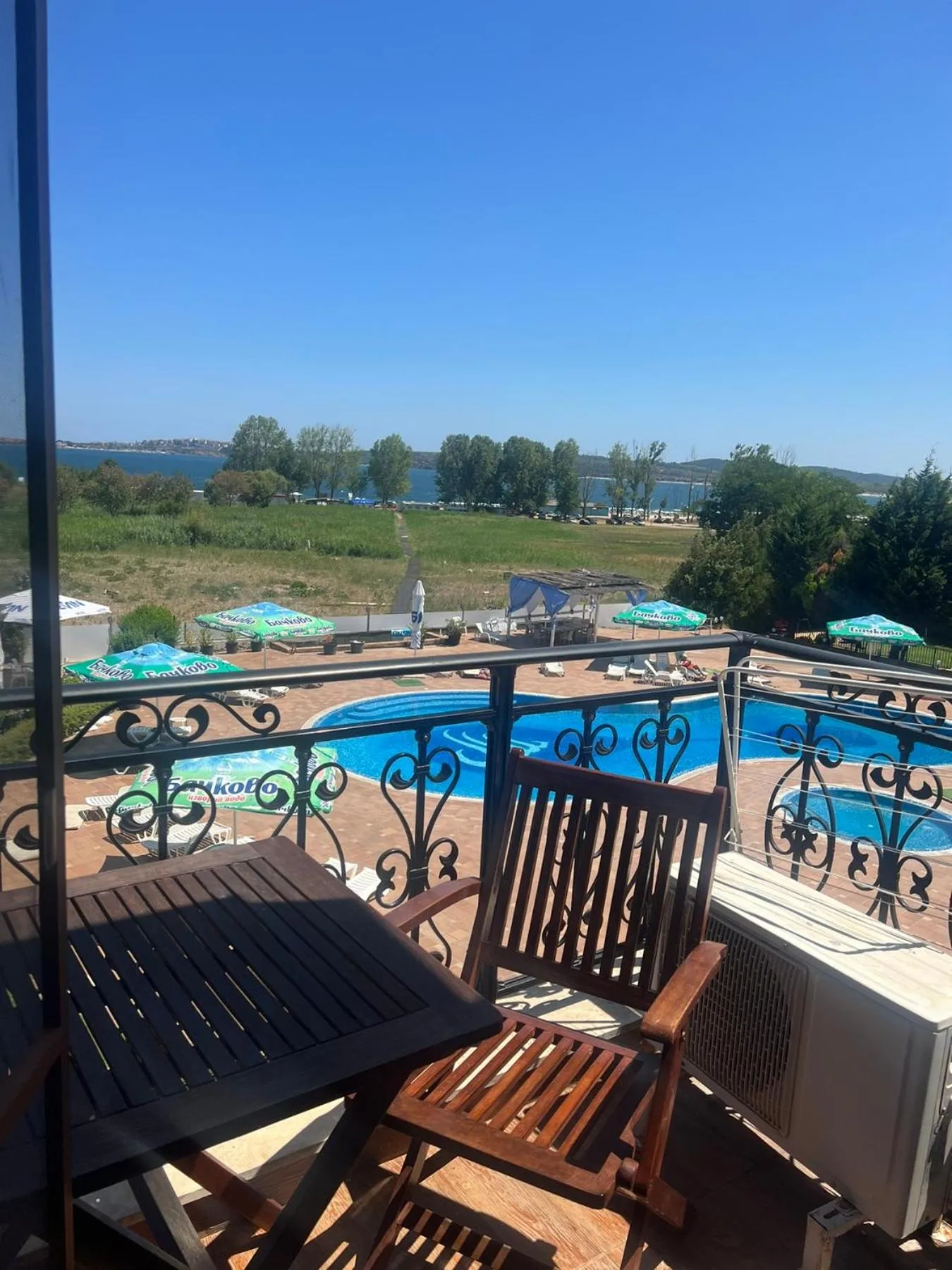 Patio in Hotel Paradise Garden