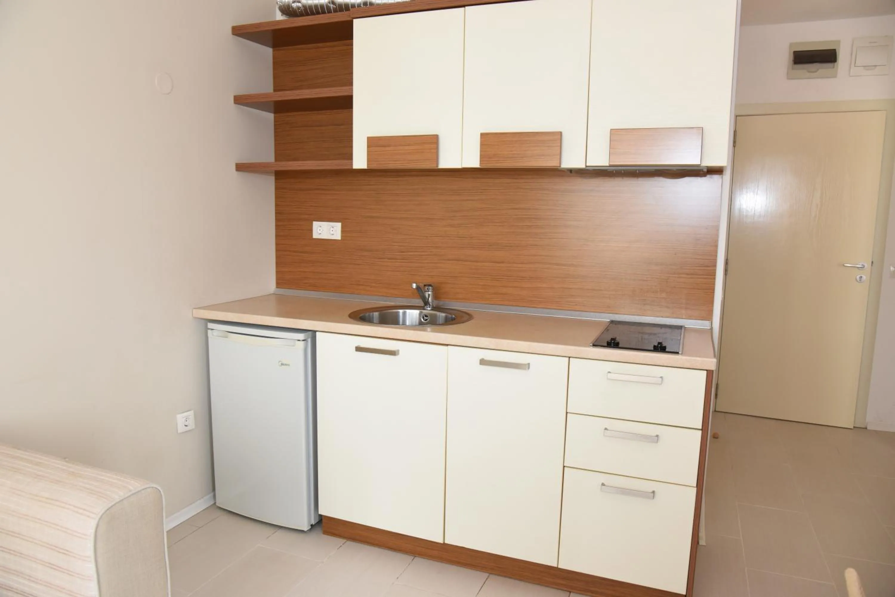 Kitchen or kitchenette in Hotel Paradise Garden
