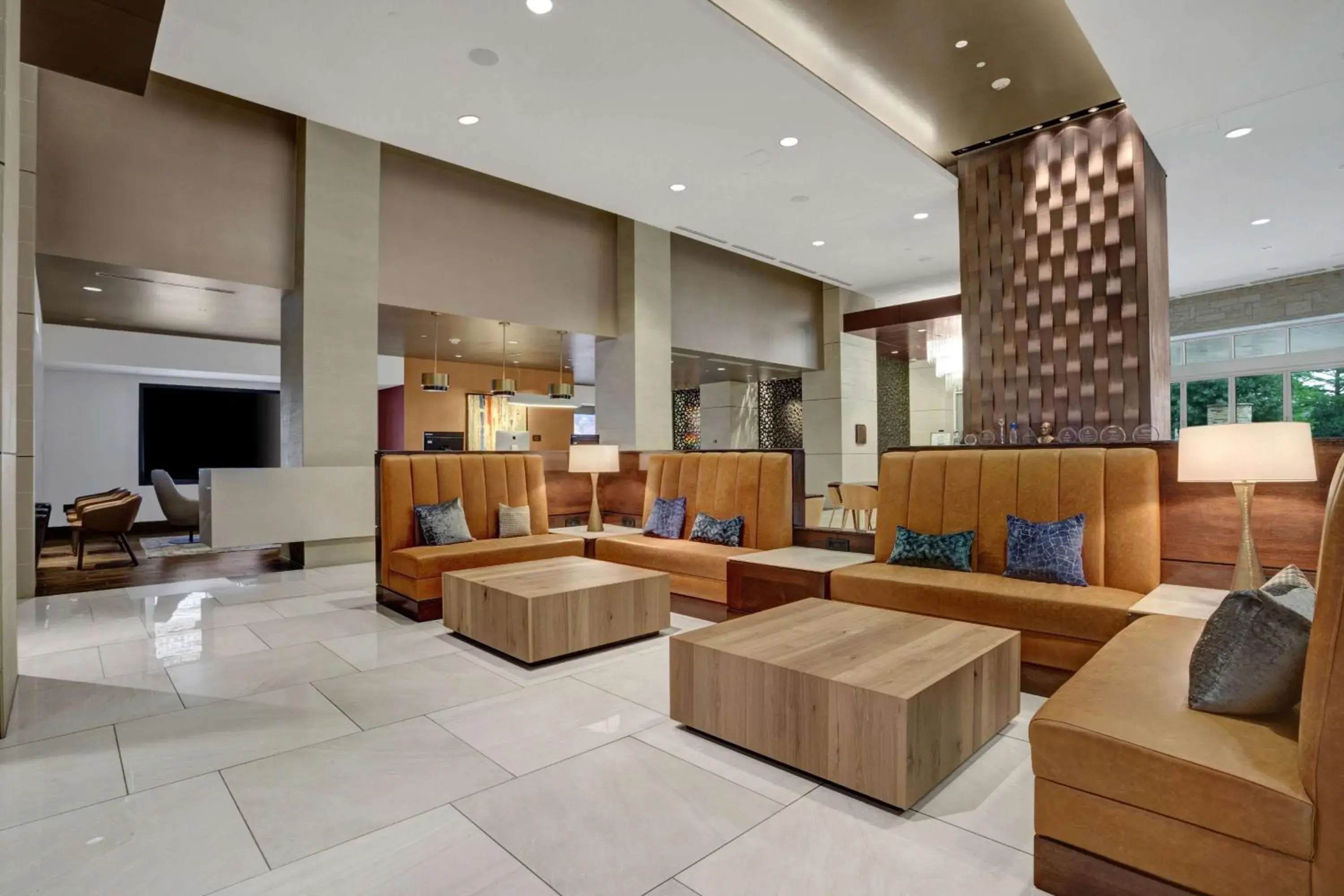 Lobby or reception in Hilton Dallas/Plano Granite Park Lobby or reception in Hilton Dallas/Plano Granite Park