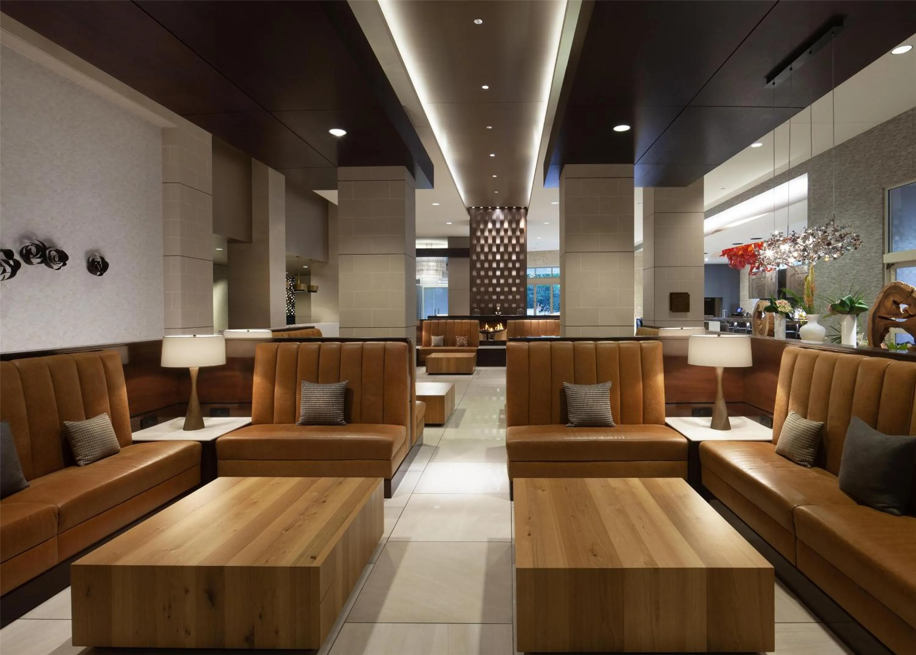 Lobby or reception in Hilton Dallas/Plano Granite Park