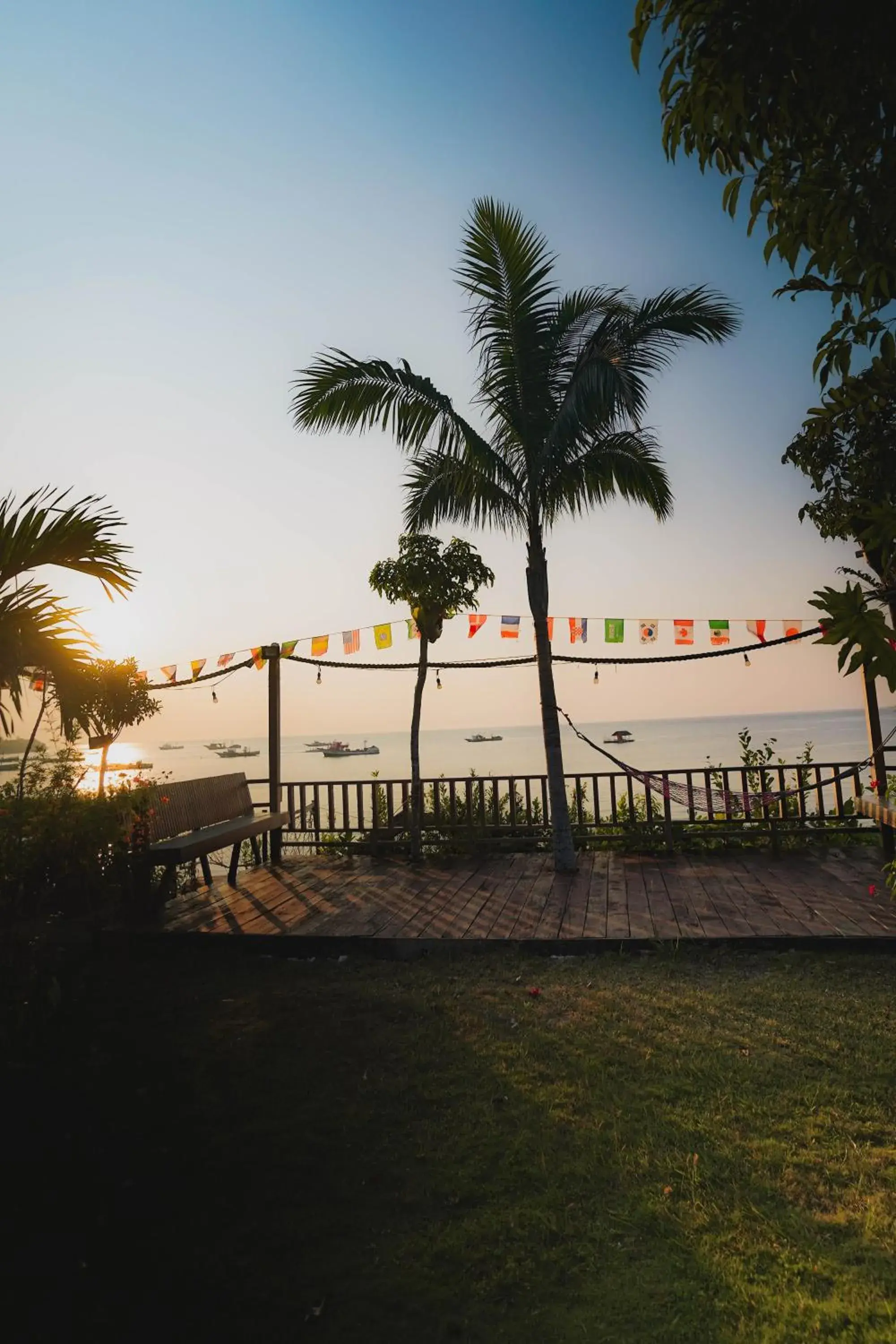 Garden view in Villa de Gloria Garden view in Villa de Gloria