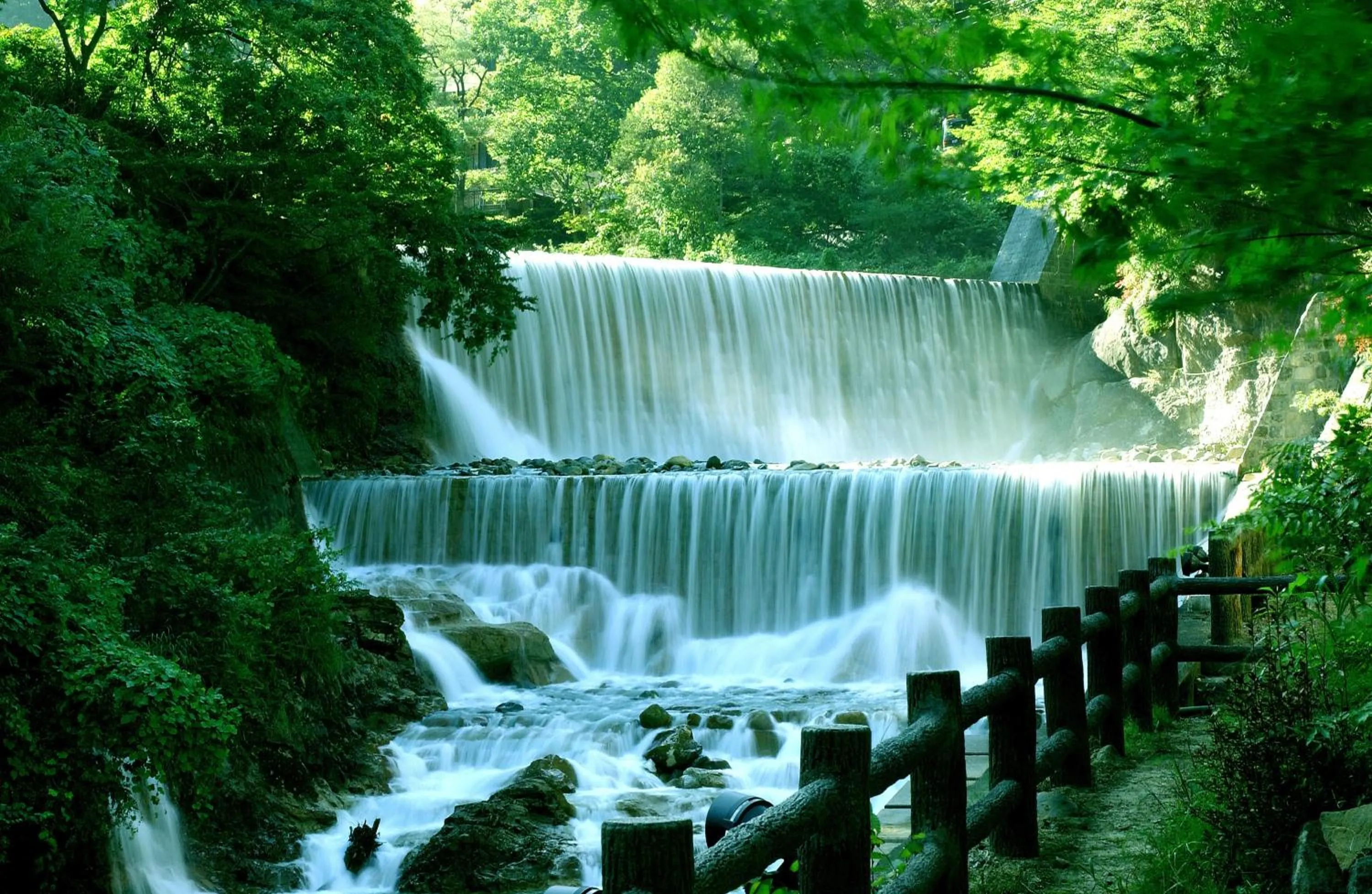 Garden in Sansuiso Tsuchiyu Spa