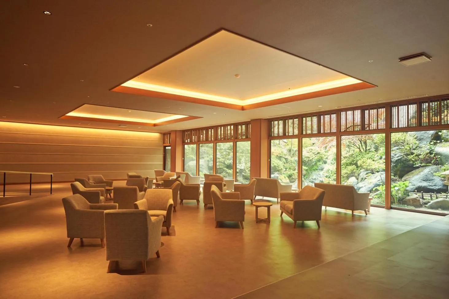 Lobby or reception in Sansuiso Tsuchiyu Spa