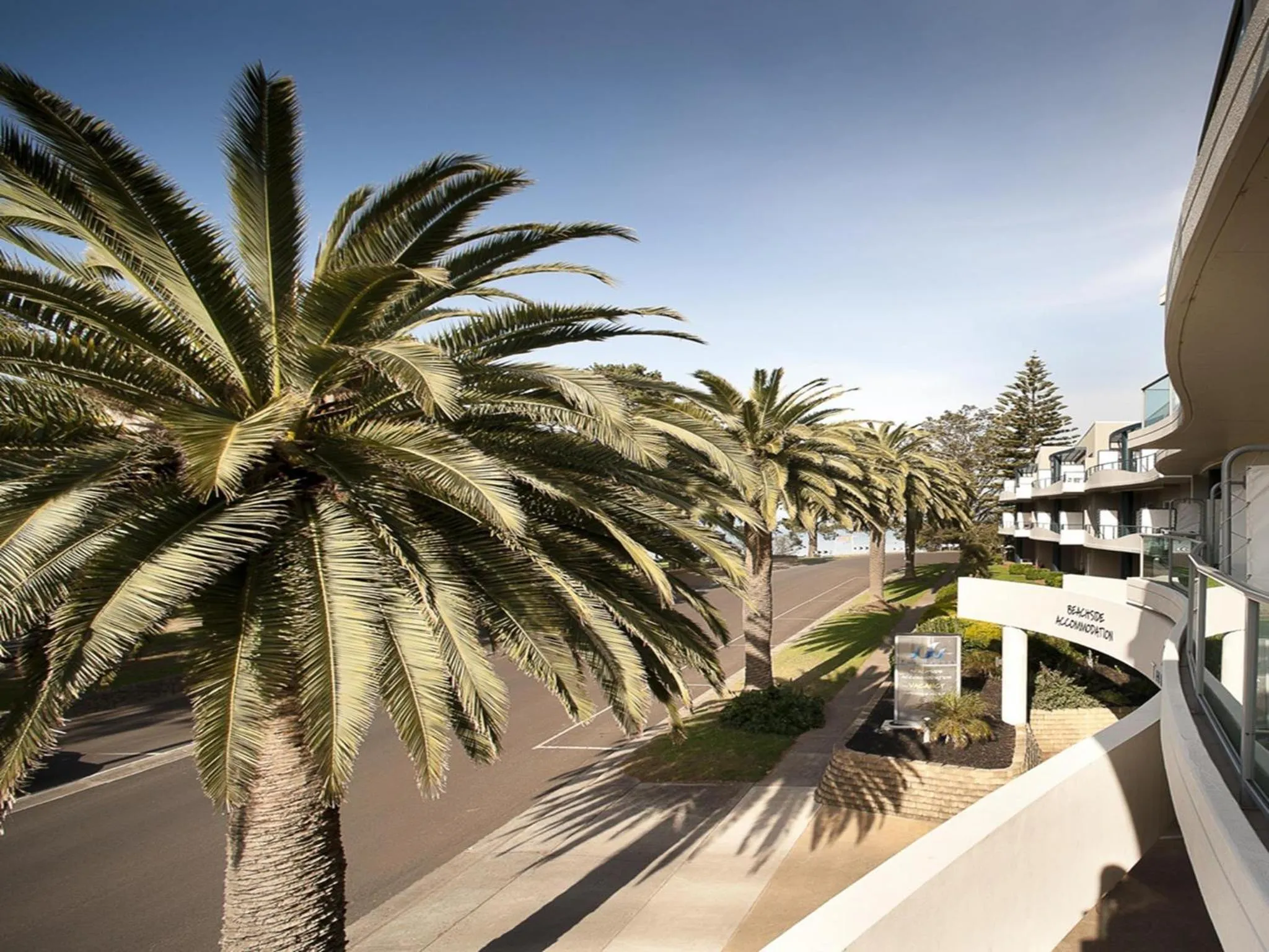 Street view in The Waves Apartments