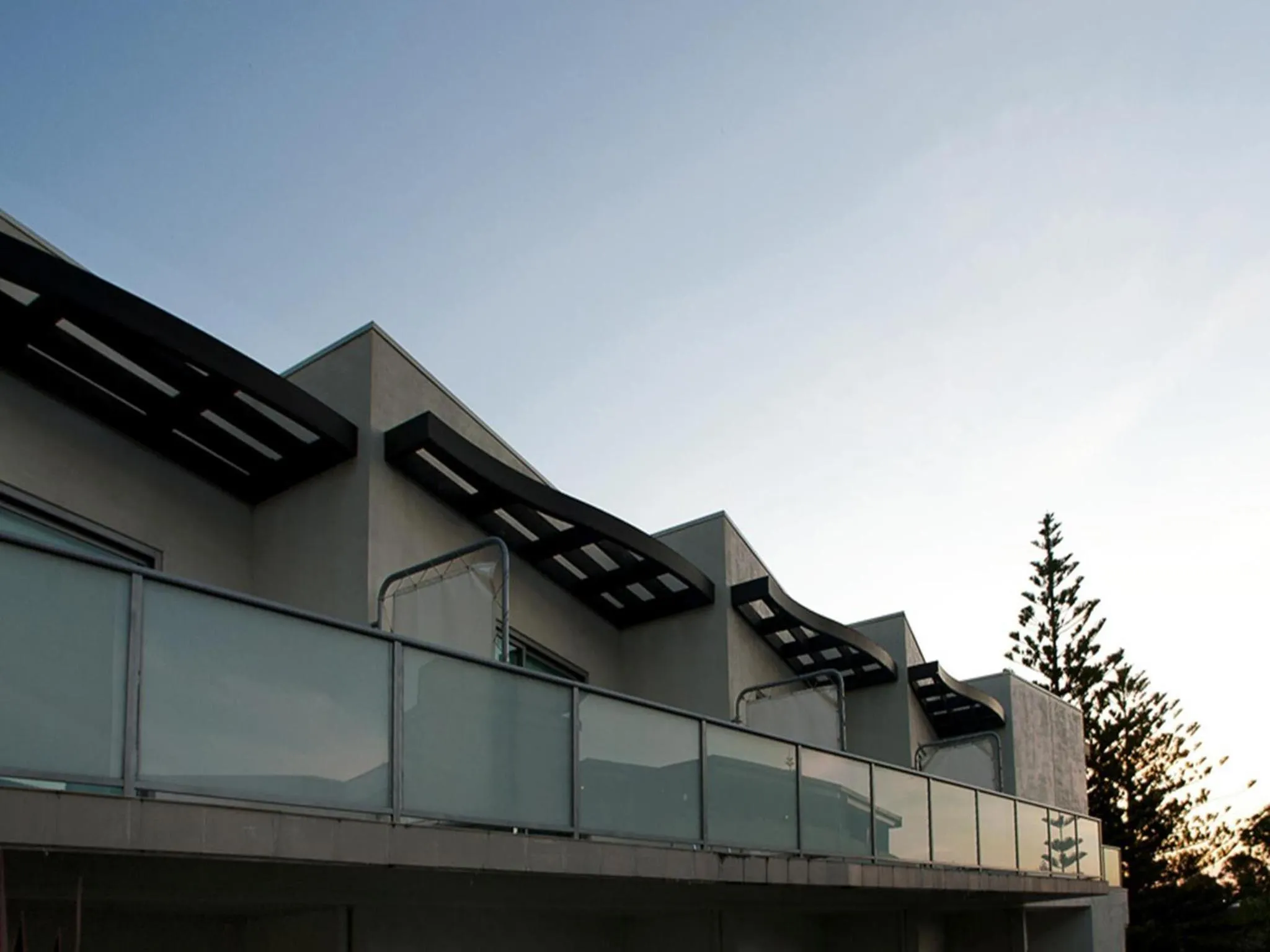 Facade/entrance in The Waves Apartments