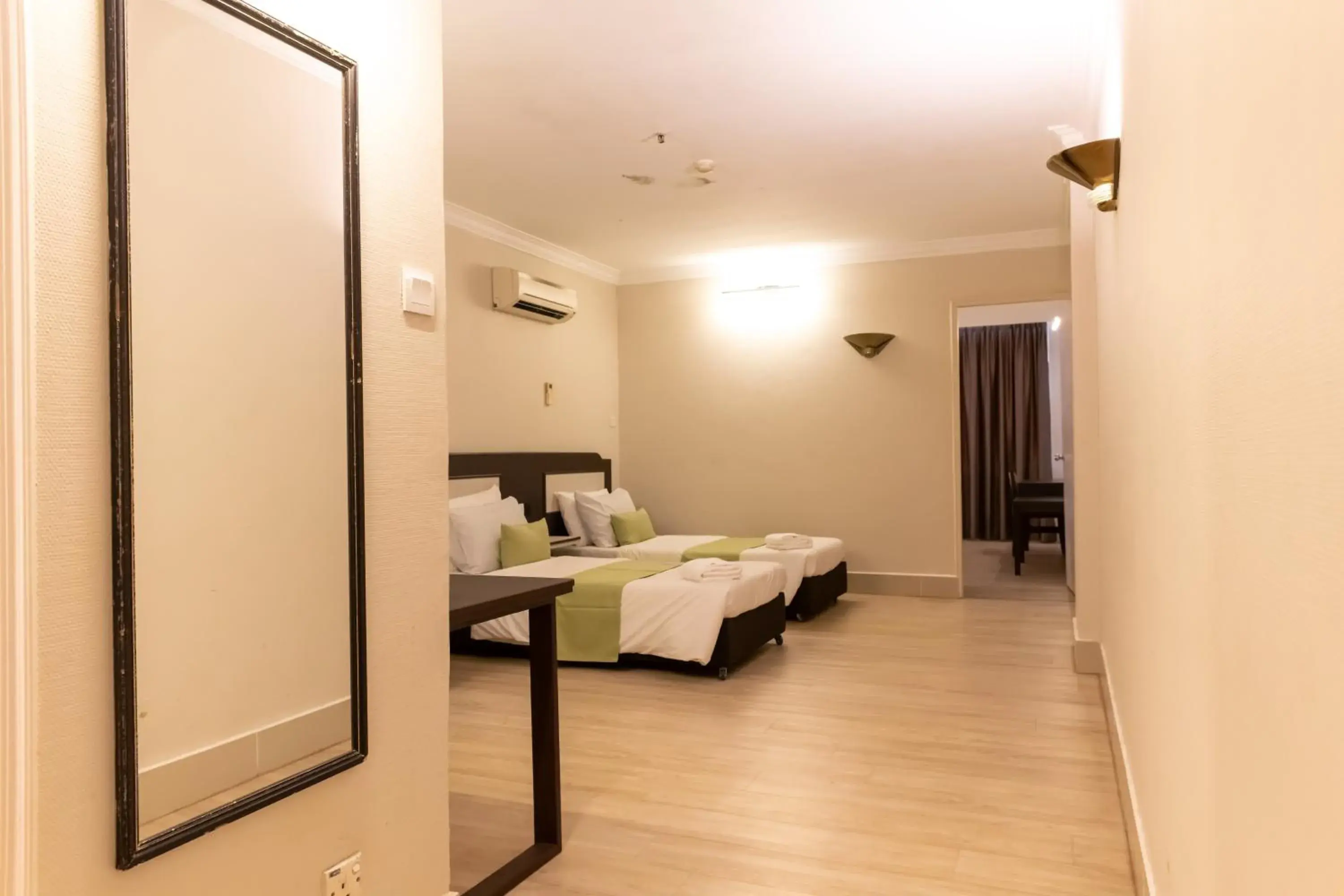 Bed in Somerset Hotel Bed in Somerset Hotel