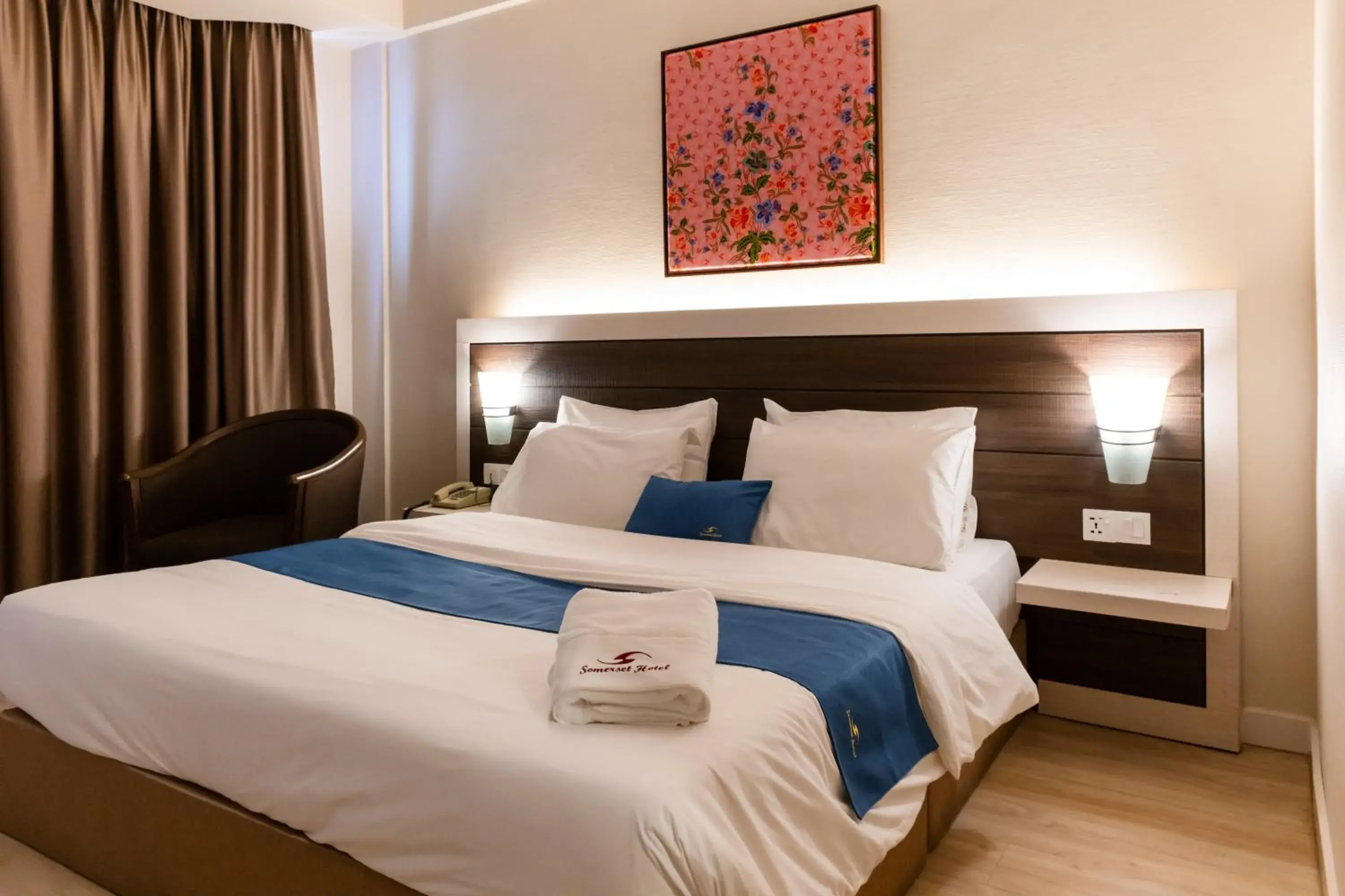 Bed in Somerset Hotel Bed in Somerset Hotel