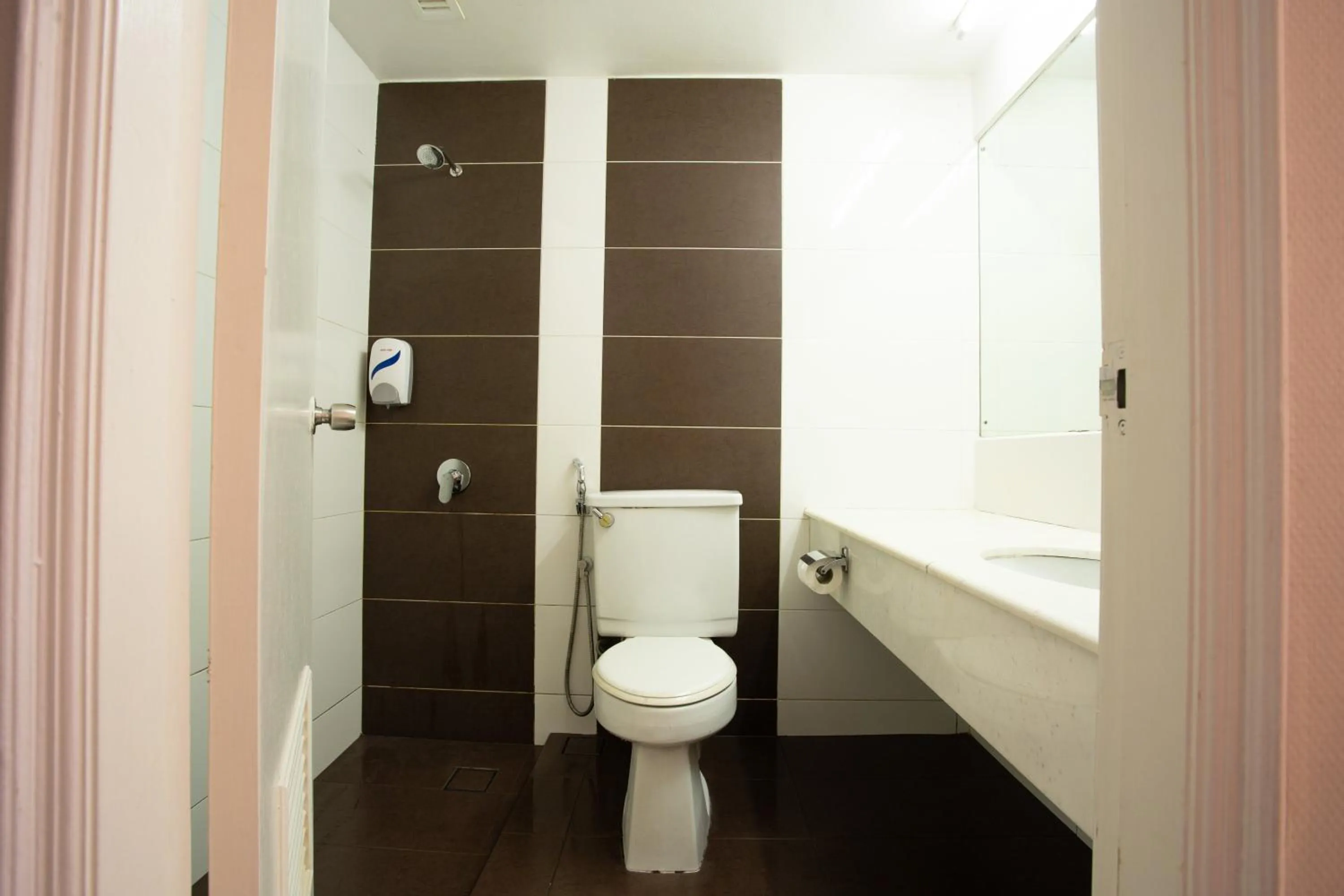 Shower in Somerset Hotel