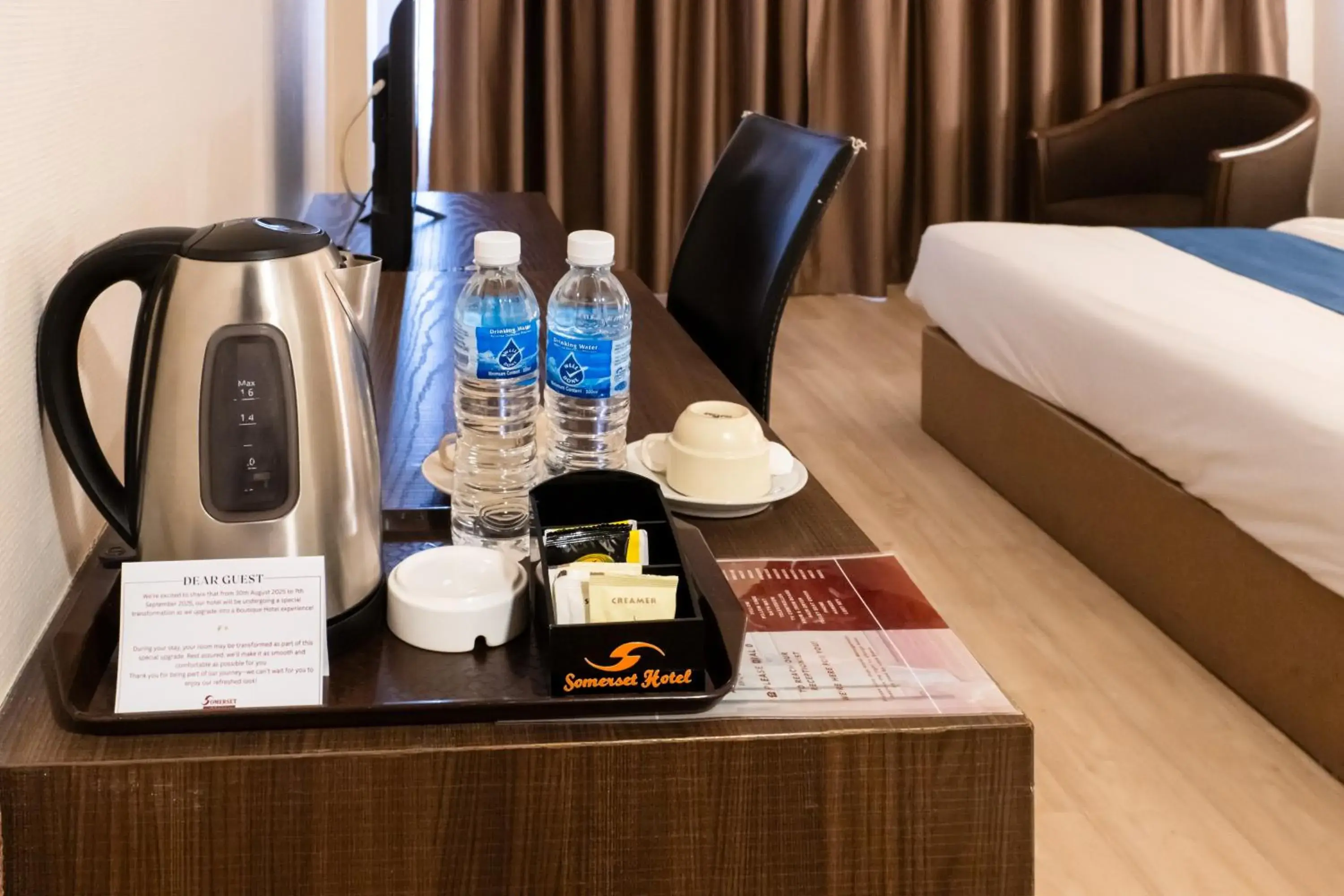 Bed in Somerset Hotel Bed in Somerset Hotel