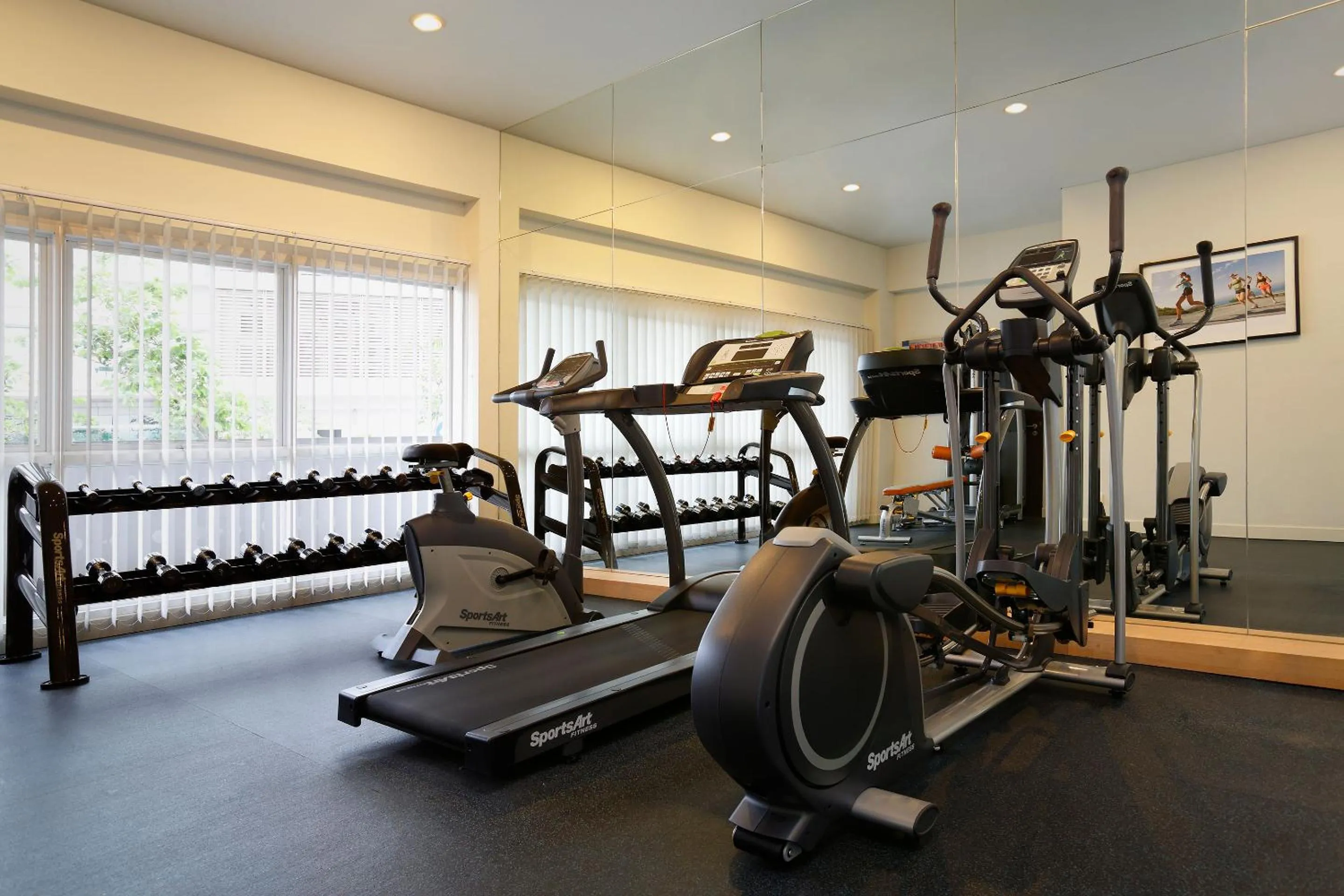Fitness centre/facilities in BATIQA Hotel & Apartments Karawang