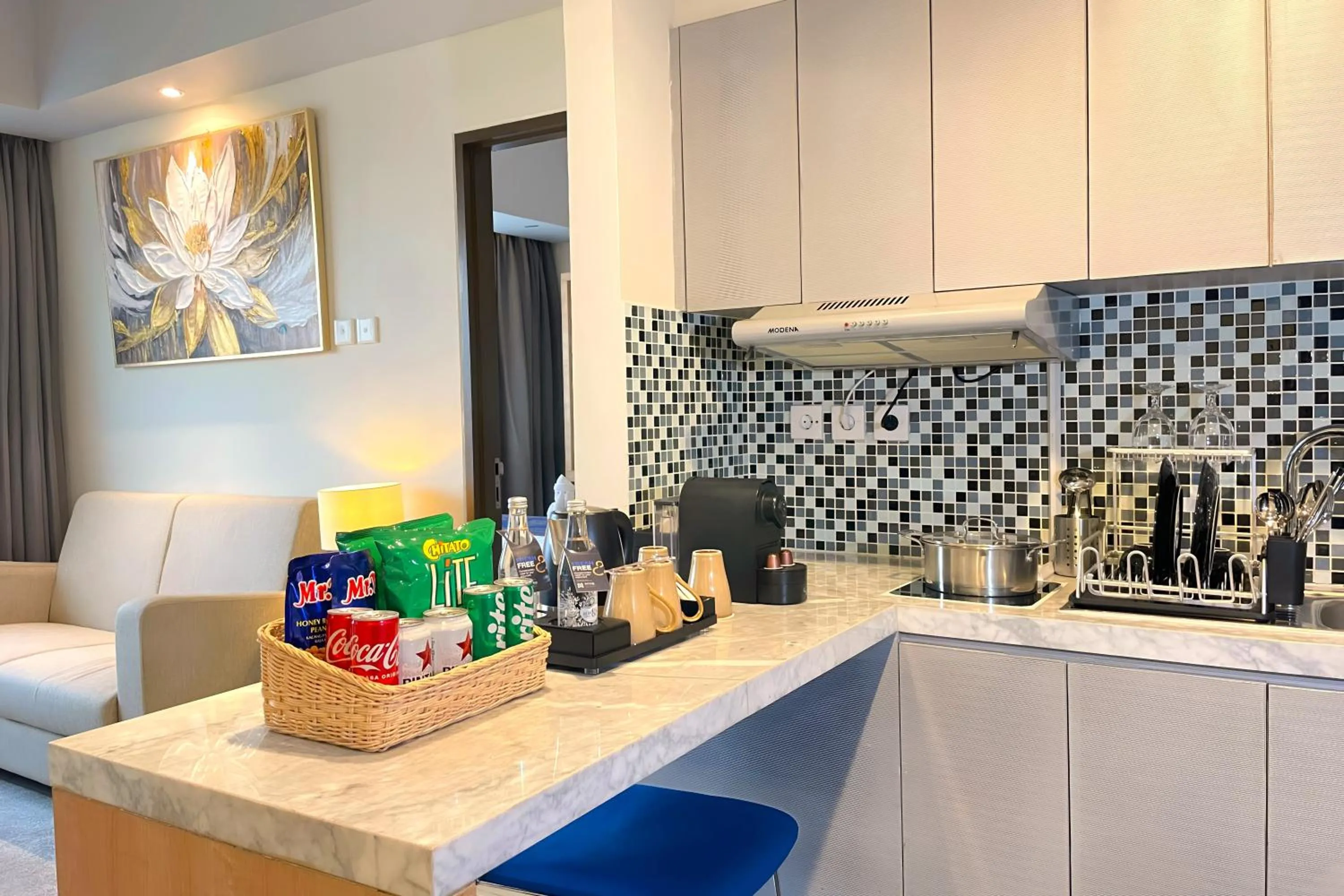 kitchen in BATIQA Hotel & Apartments Karawang