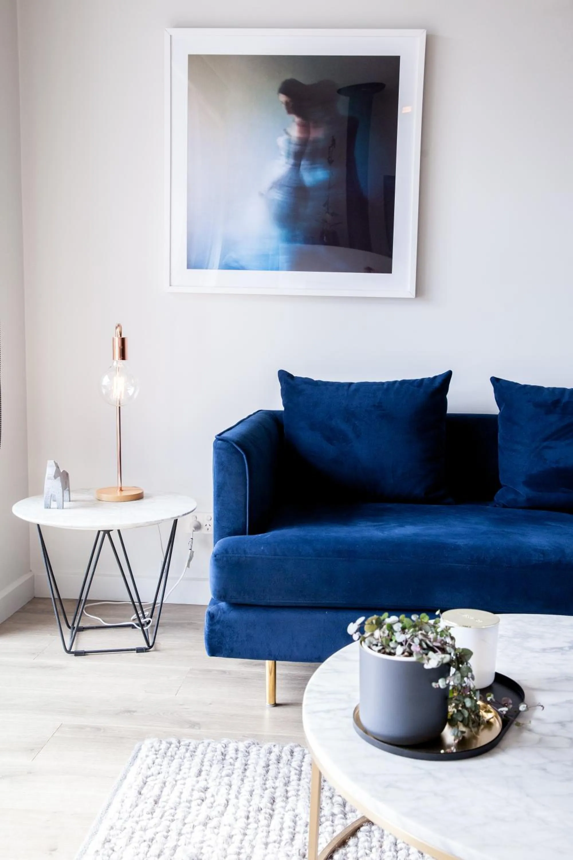 Living room in Polperro Villas