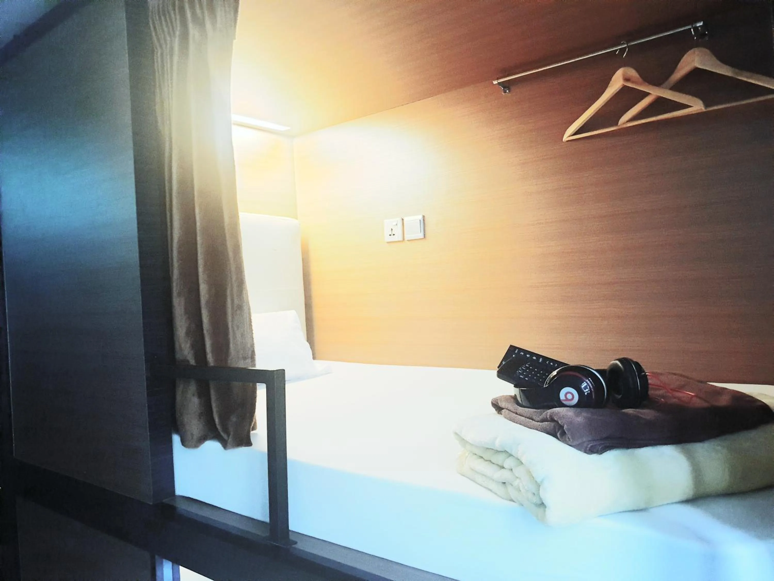 Bed in Chic Capsule Otel