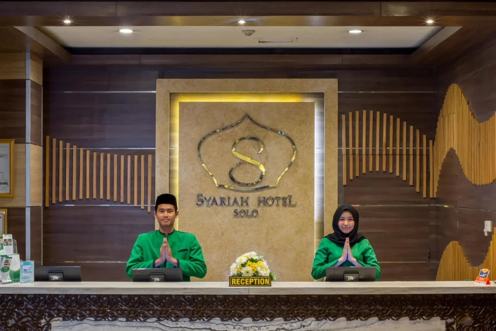 Lobby or reception in Lorin Syariah Solo Hotel Lobby or reception in Lorin Syariah Solo Hotel